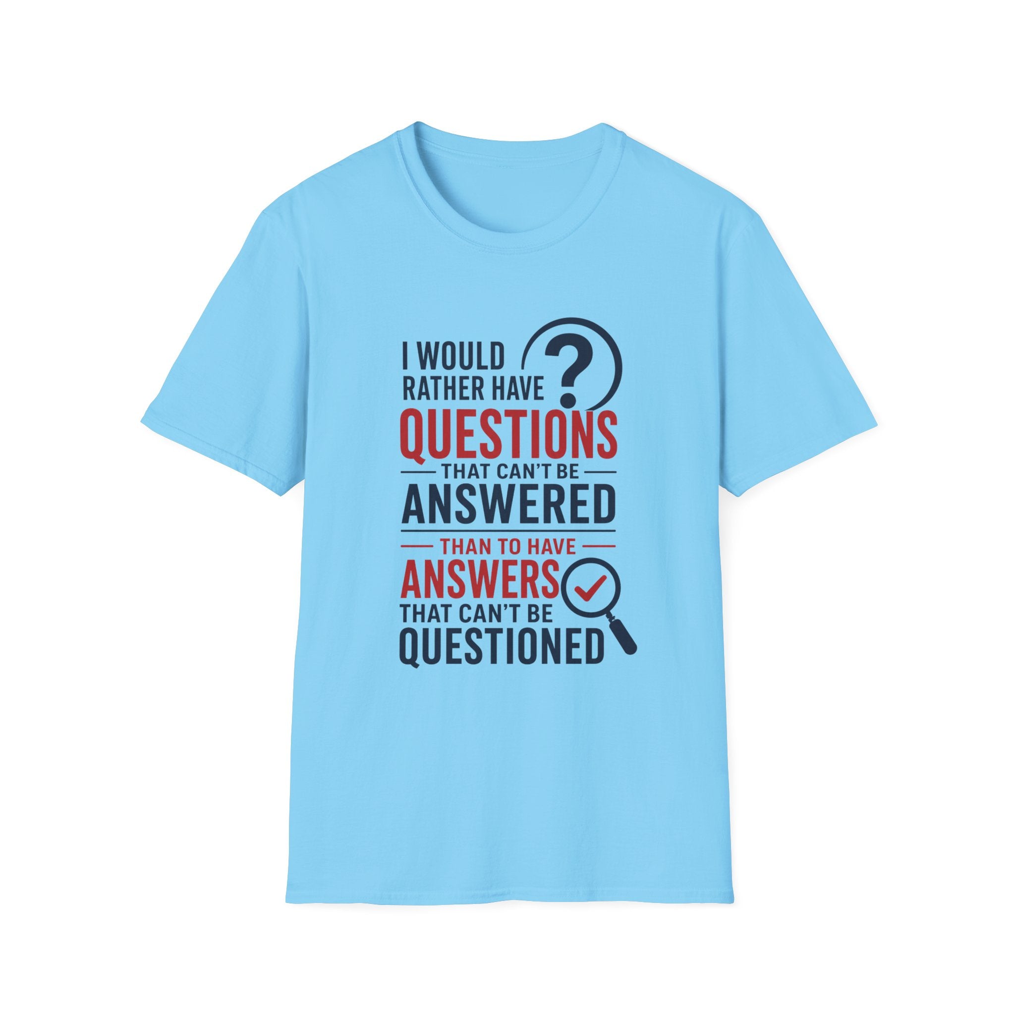 Questions and Answers Unisex Softstyle T-Shirt