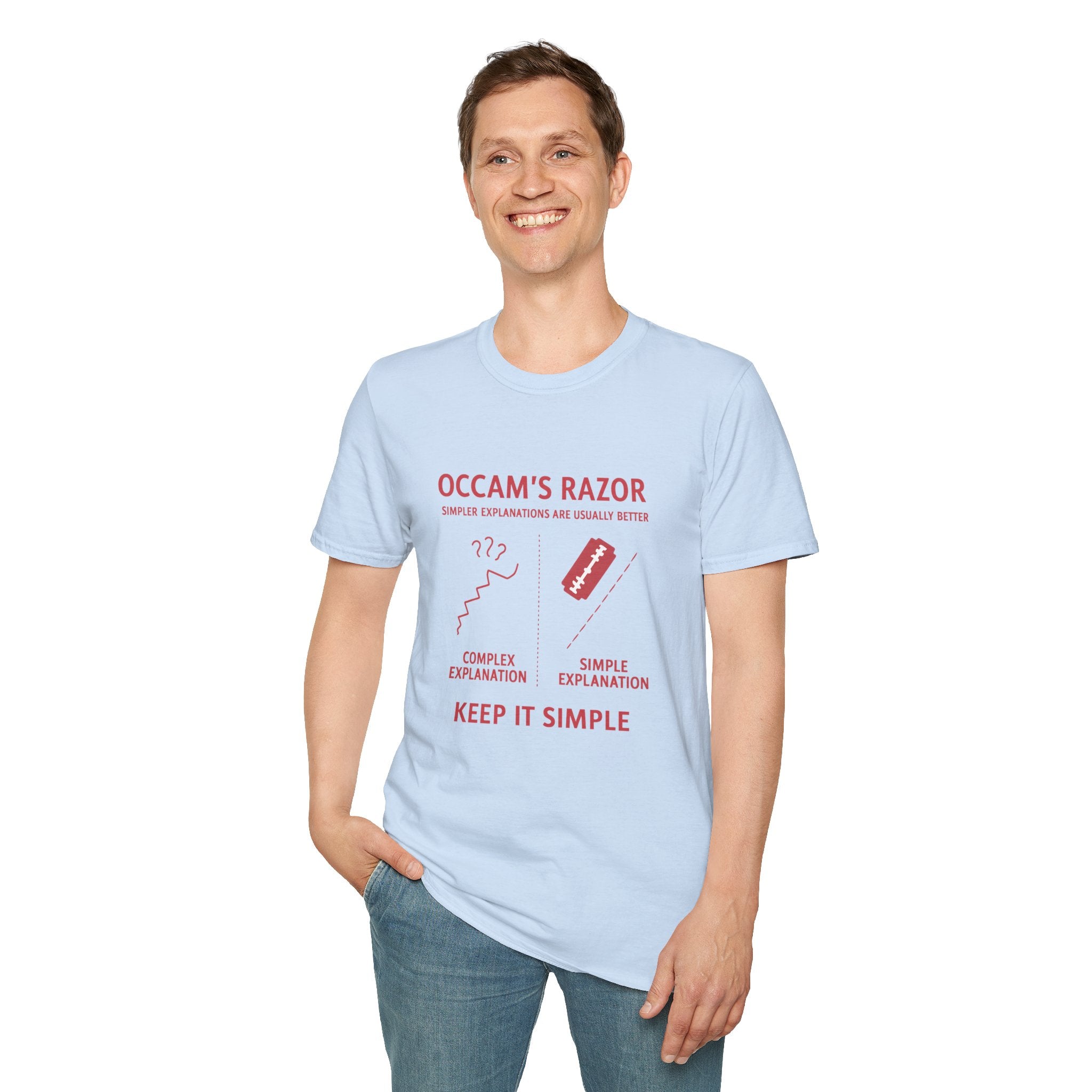 Occam's Razor T-Shirt — Keep It Simple Philosophy Tee