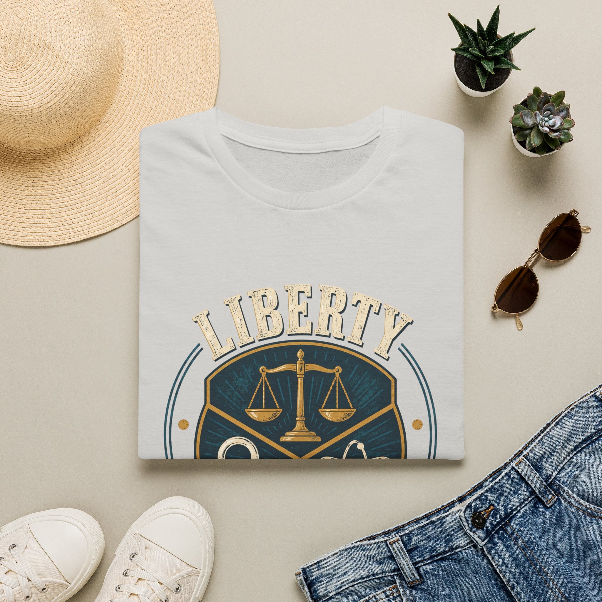 Liberty Scales T-Shirt — Equality • Reality Graphic Tee