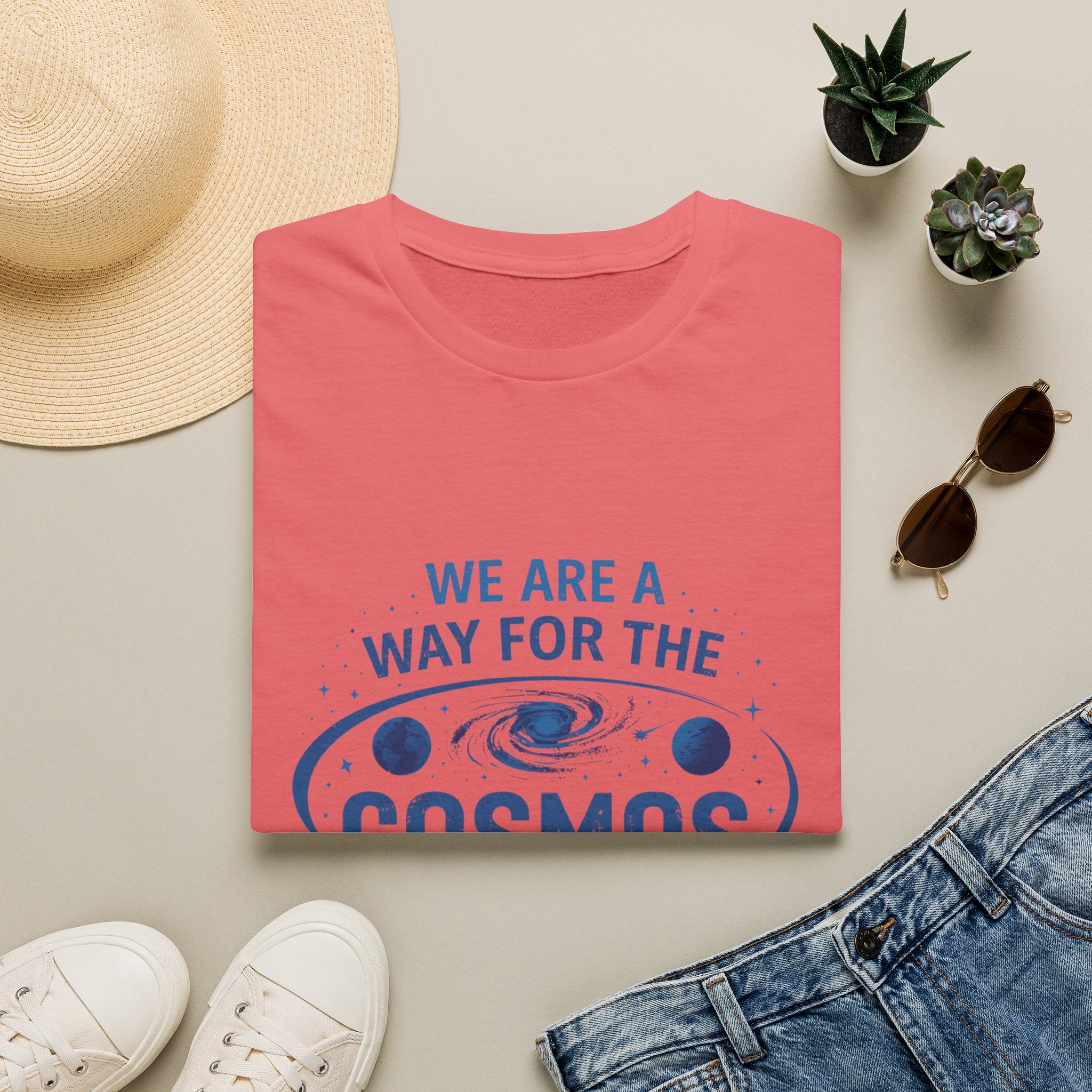 Cosmos T-Shirt — "We Are a Way for the Cosmos to Know Itself" Astronautic Graphic Tee