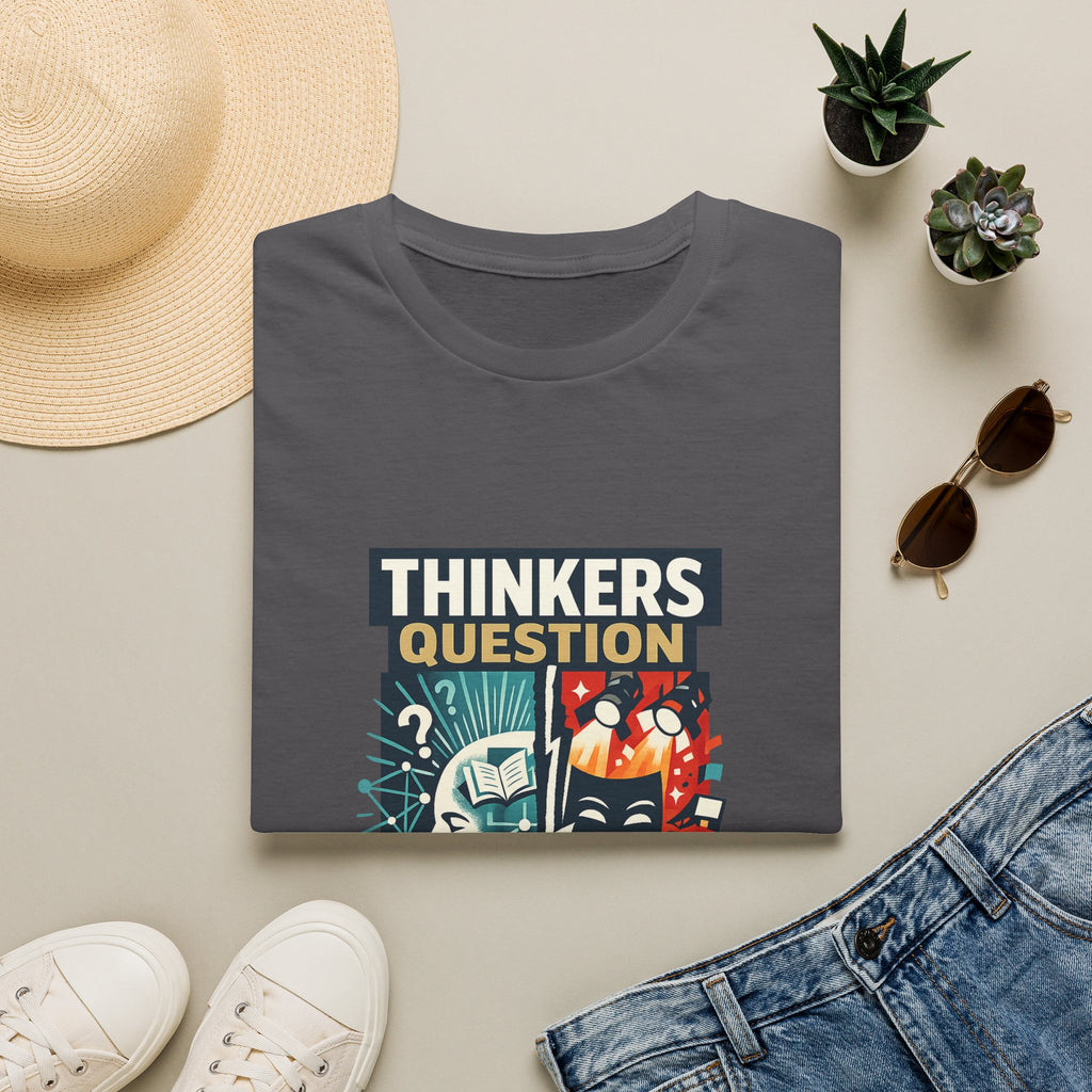 Thinkers Question Performers Distract T‑Shirt — Philosophy & Creativity Graphic Tee