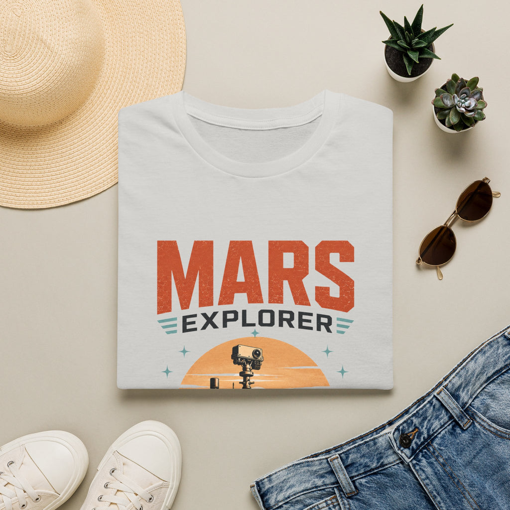 Mars Explorer T-Shirt — Retro Space Rover Graphic Tee
