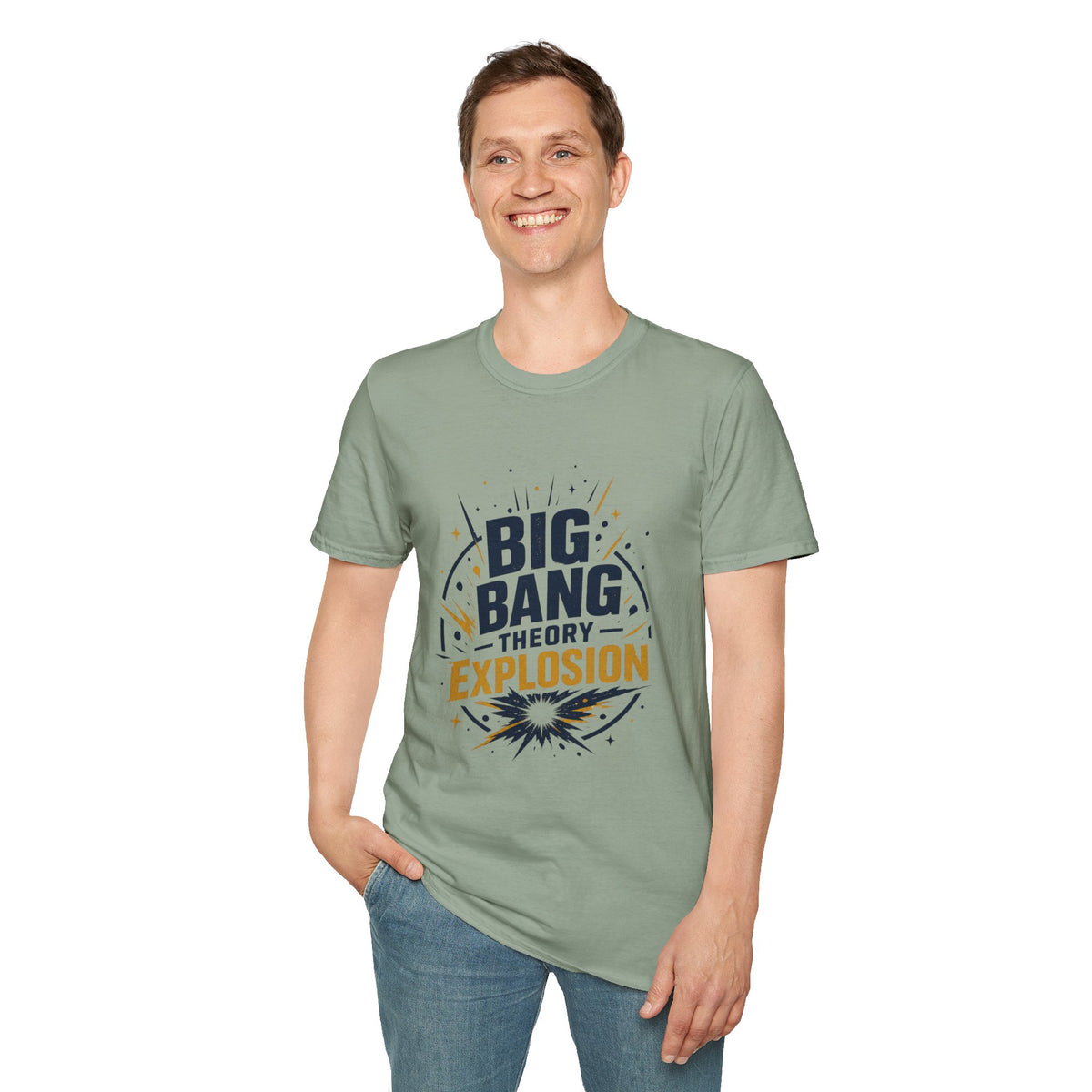 Big Bang Theory Explosion T-Shirt — Science Nerd Graphic Tee
