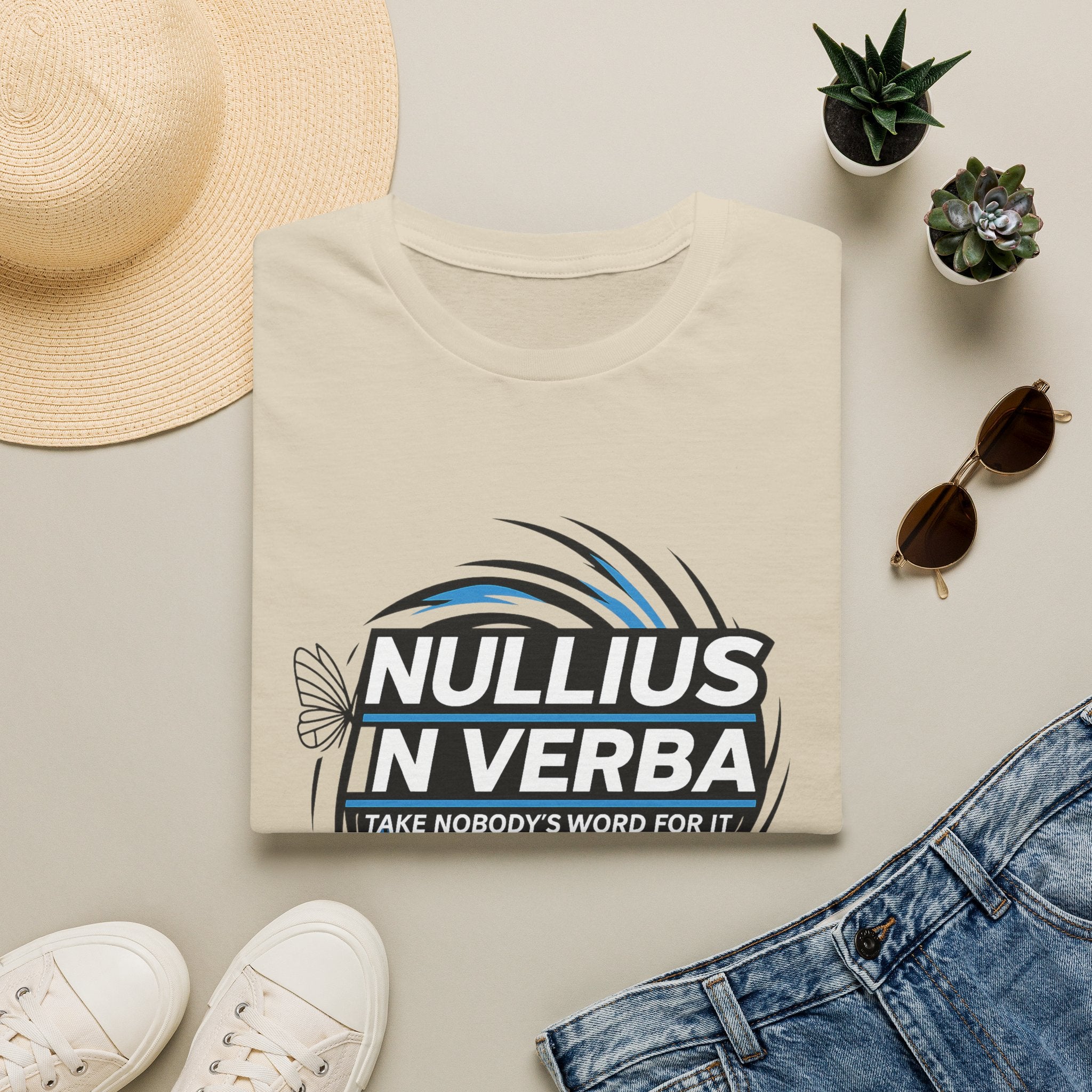 "Nullius in Verba" Latin Motto Tee (I Take Nobody’s Word For It)