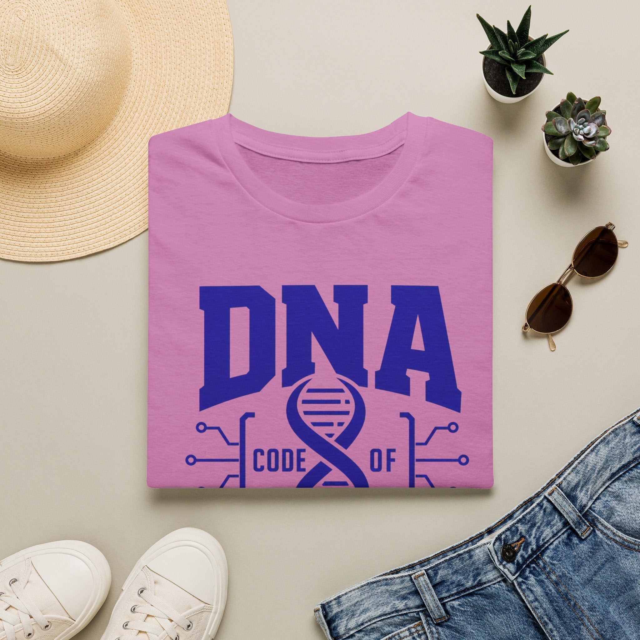 DNA Code of Life T-Shirt — Genetics Science Graphic Tee