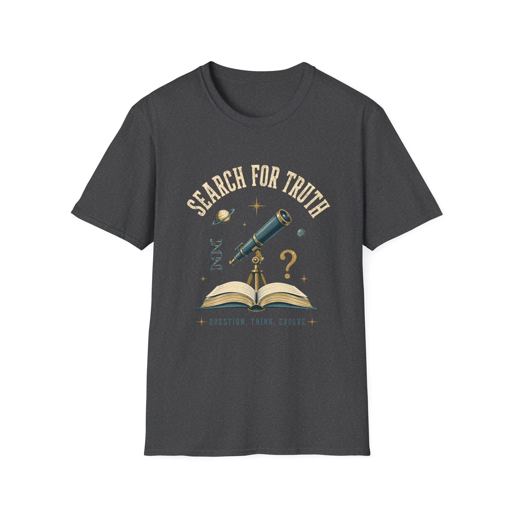 Search for Truth T-Shirt — Telescope Astronomy Graphic Tee