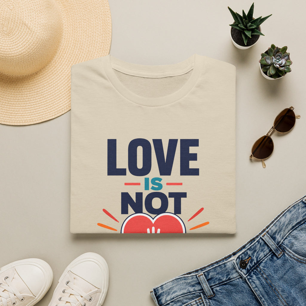 Love Is Not Up For Debate T-Shirt — Heart & Peace Equality Tee