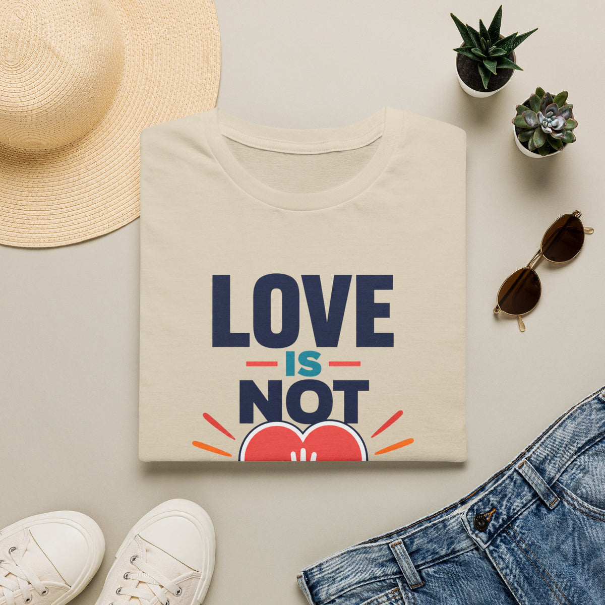 Love Is Not Up For Debate T-Shirt — Heart & Peace Equality Tee