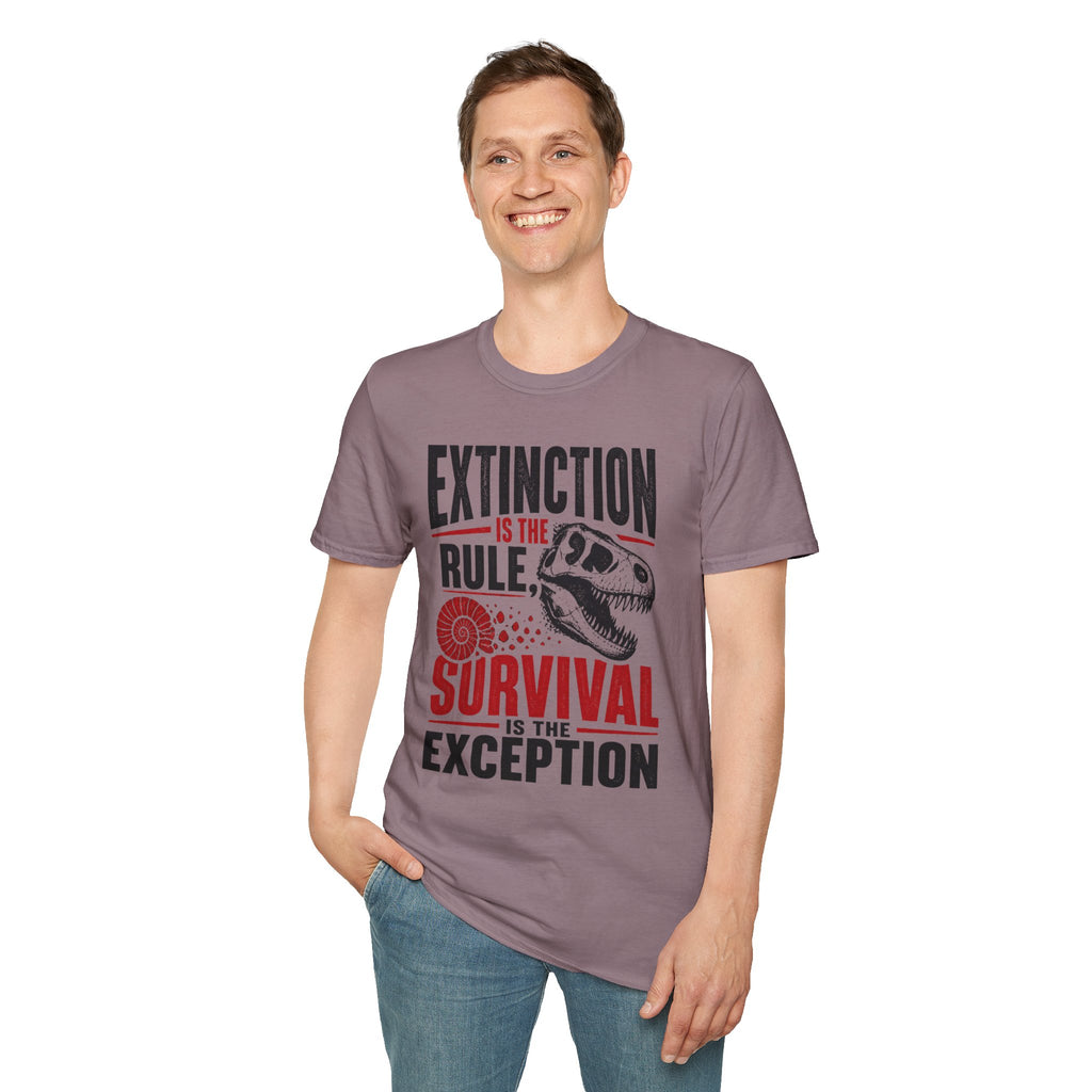 Extinction Is the Rule — Dinosaur Graphic T-Shirt