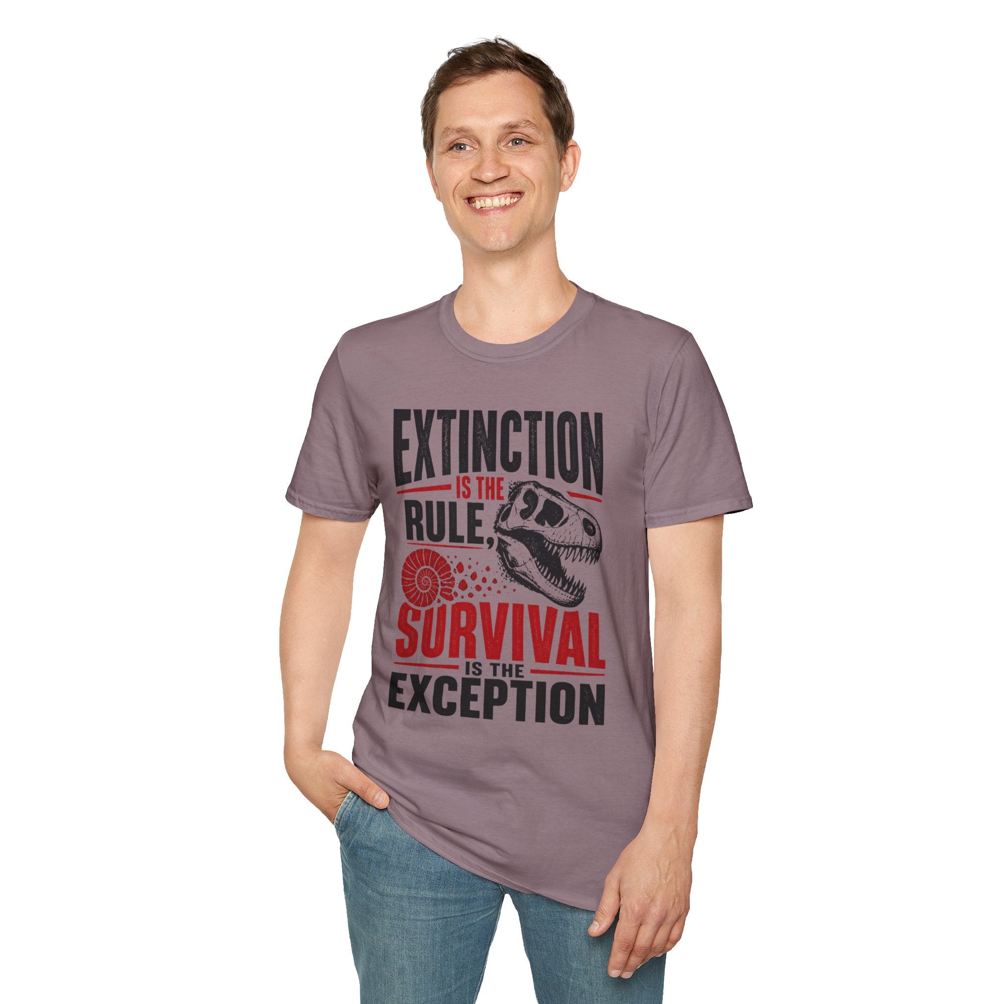 Extinction Is the Rule — Dinosaur Graphic T-Shirt