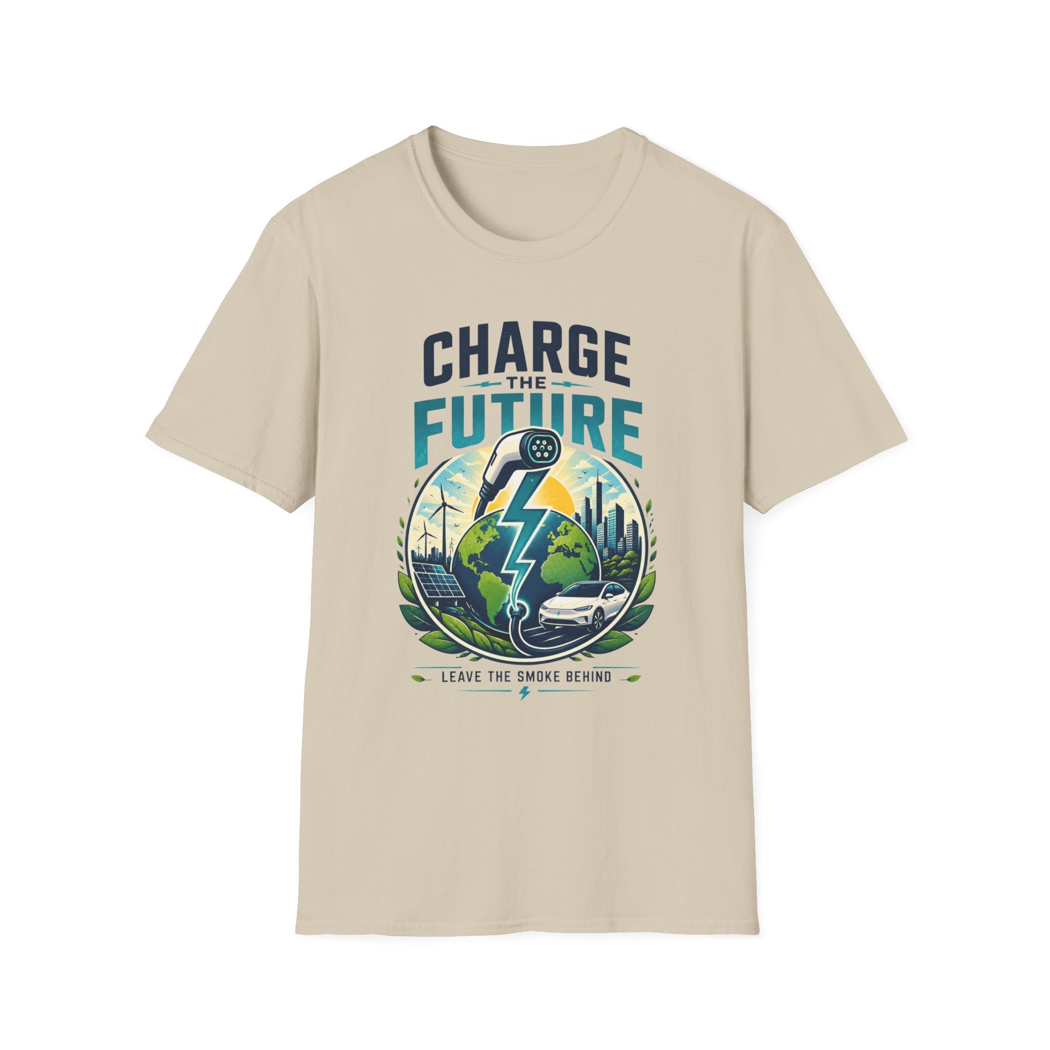 Charge the Future T-Shirt — Electric Vehicle EV Charging Graphic Tee
