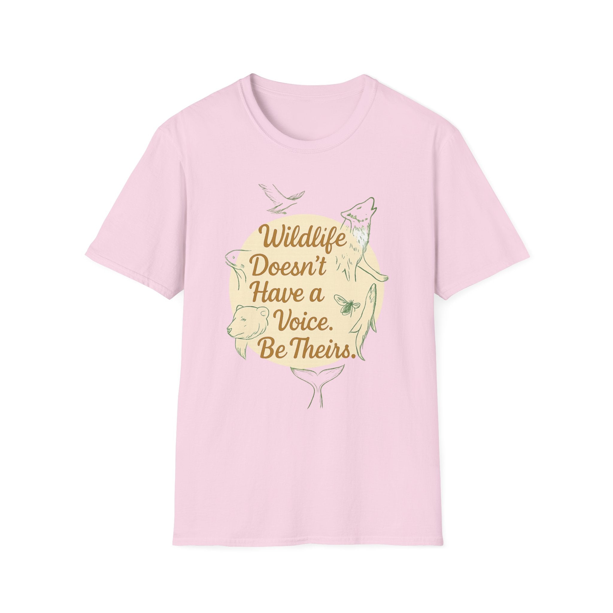 Wildlife Doesn't have a Voice Unisex Softstyle T-Shirt
