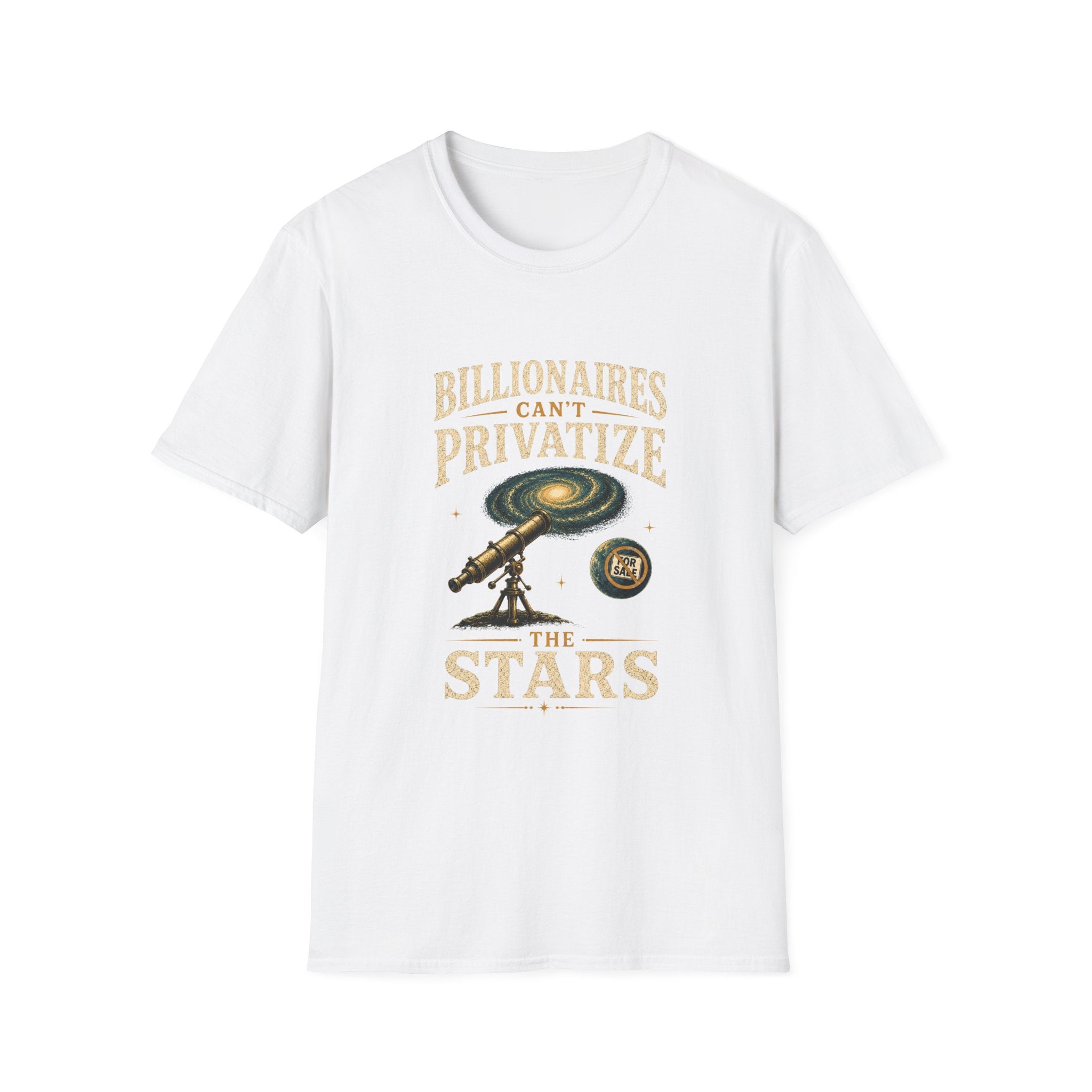 "Billionaires Can't Privatize the Stars" Graphic Tee