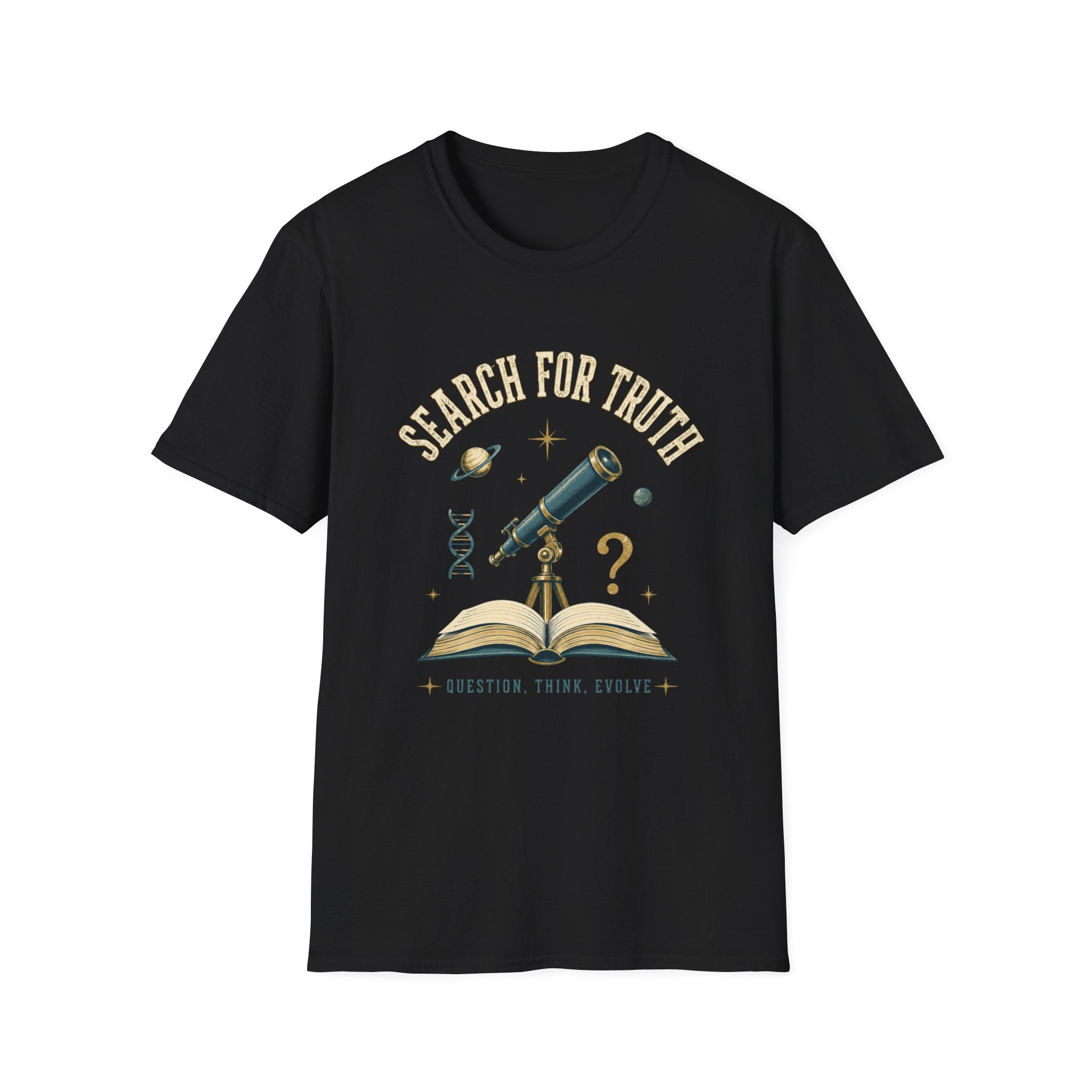 Search for Truth T-Shirt — Telescope Astronomy Graphic Tee