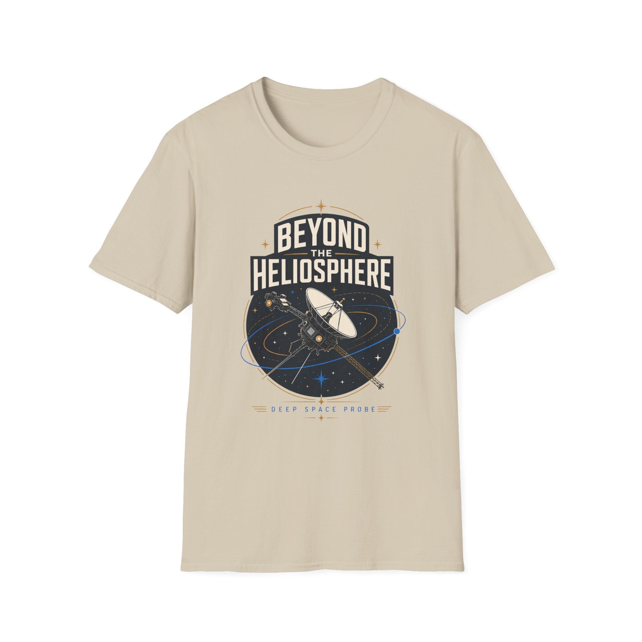 Beyond the Heliosphere T-Shirt — Space Exploration Graphic Tee