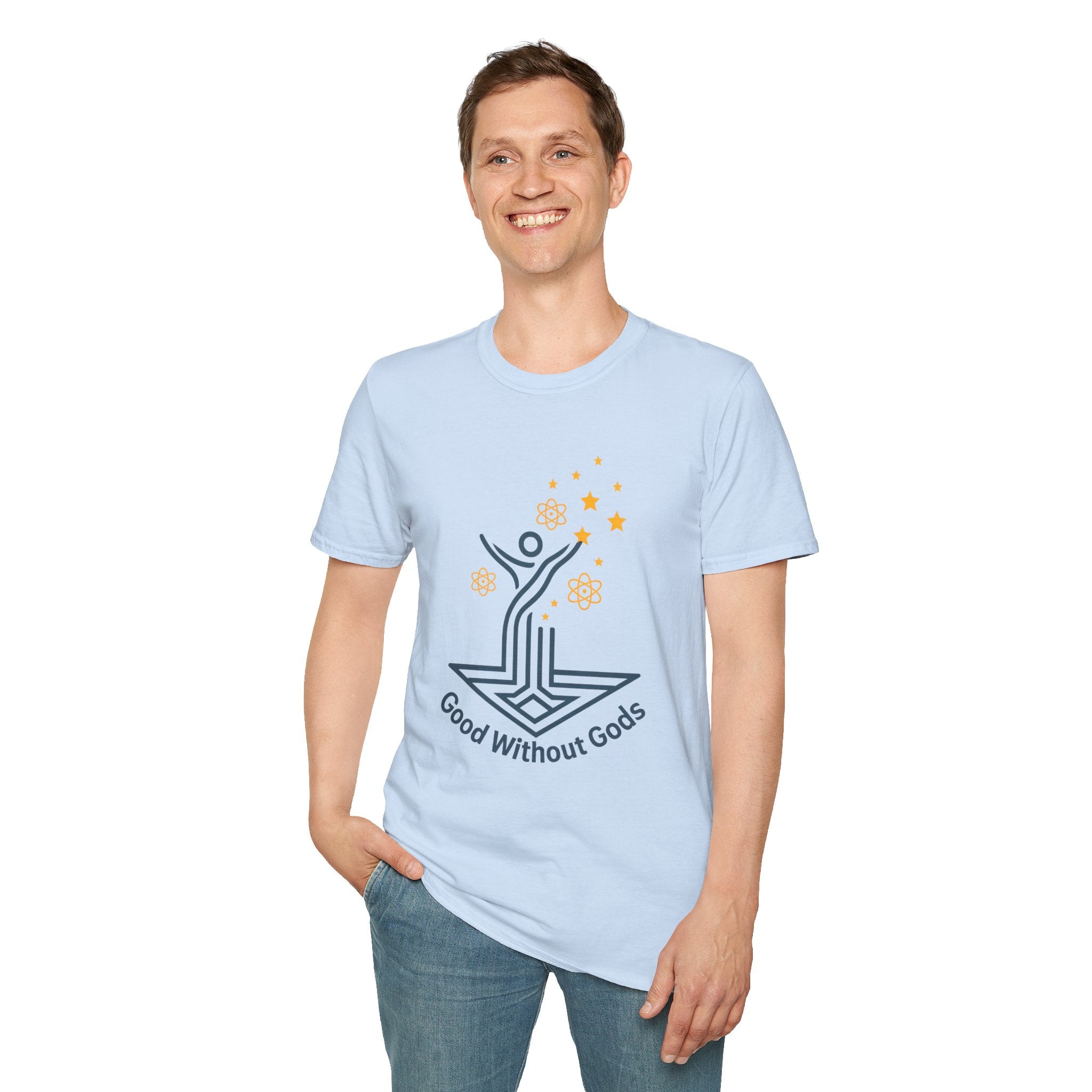Good Without Gods T-Shirt — Humanist Atheist Inspirational Tee