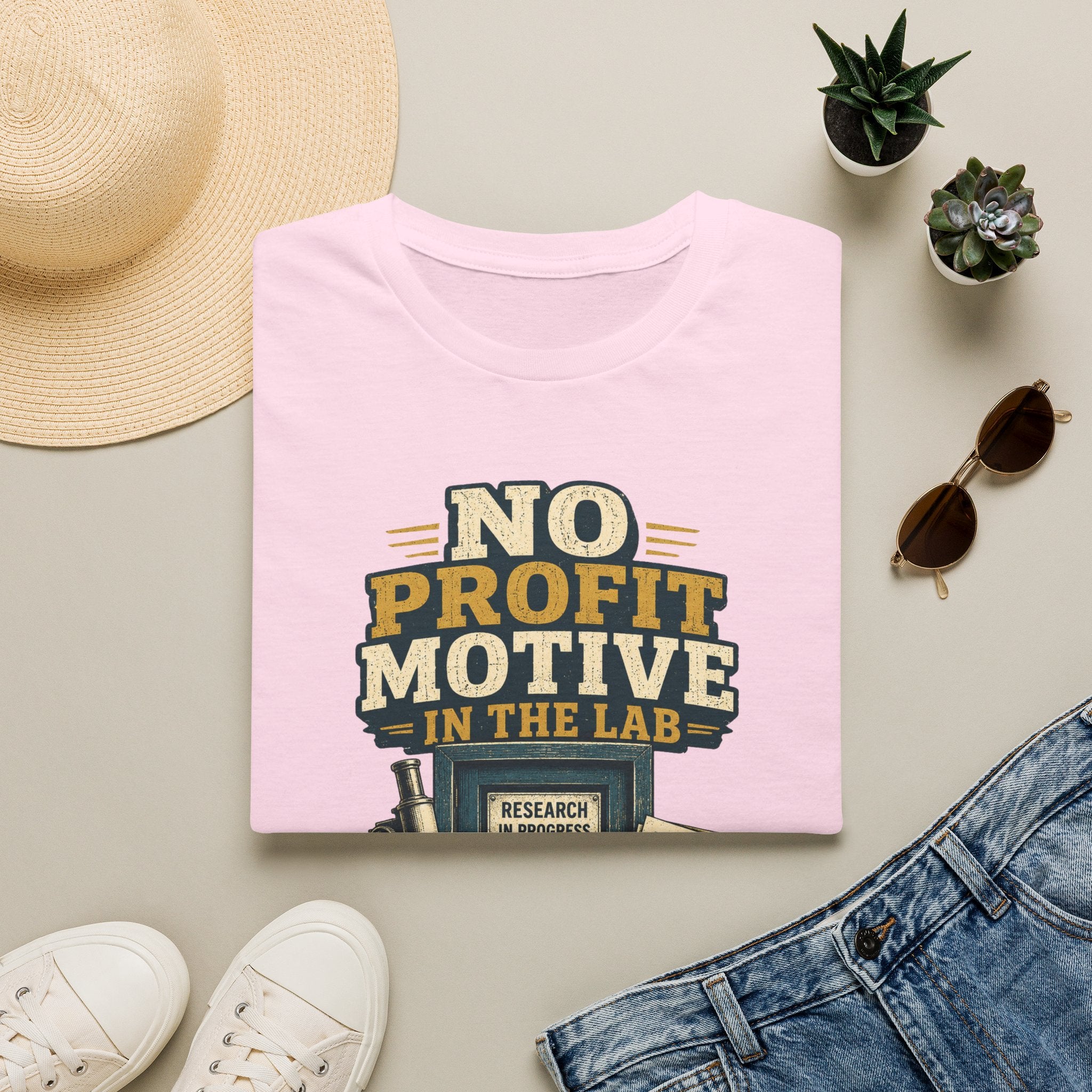 No Profit Motive in the Lab T‑Shirt — Researcher Science Tee