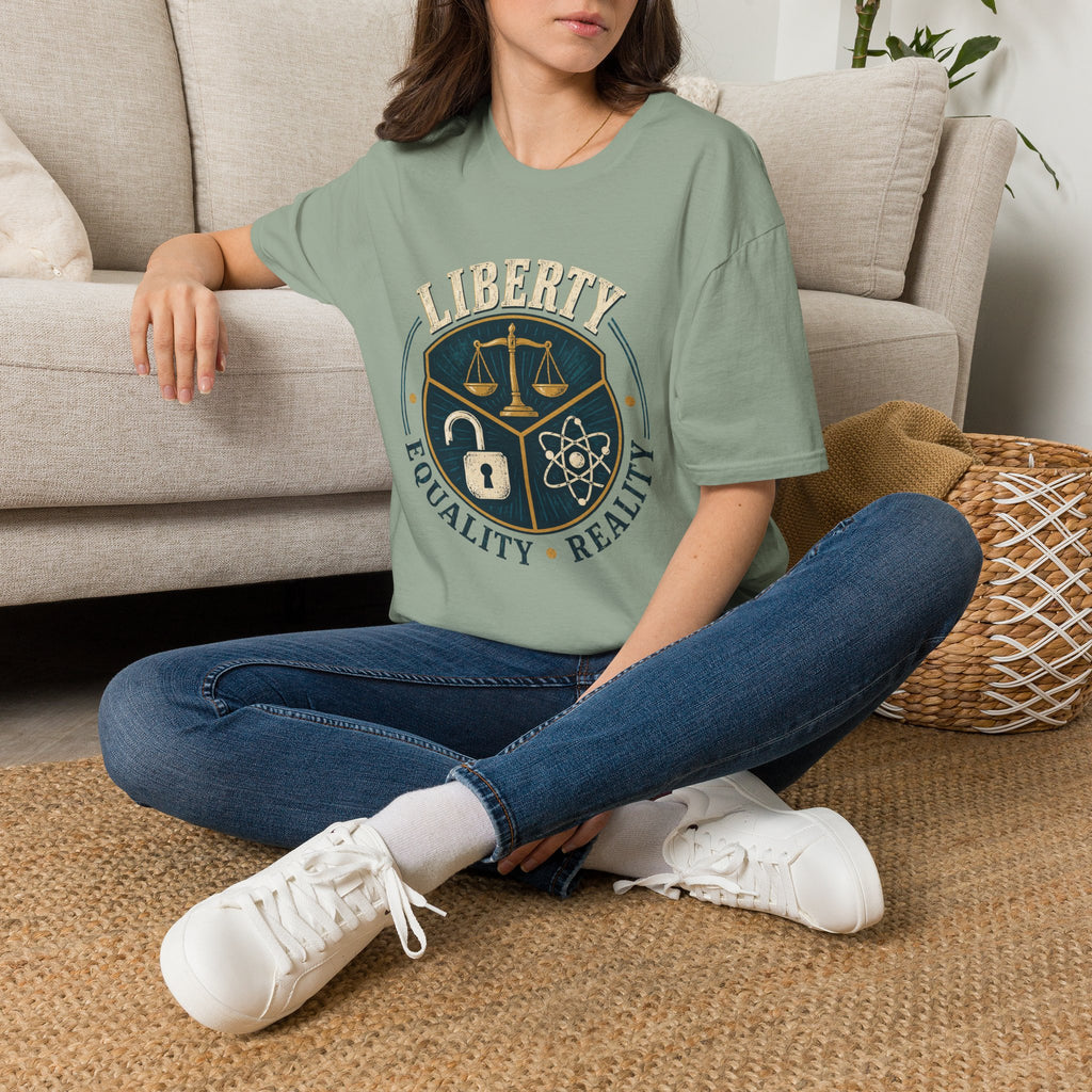 Liberty Scales T-Shirt — Equality • Reality Graphic Tee