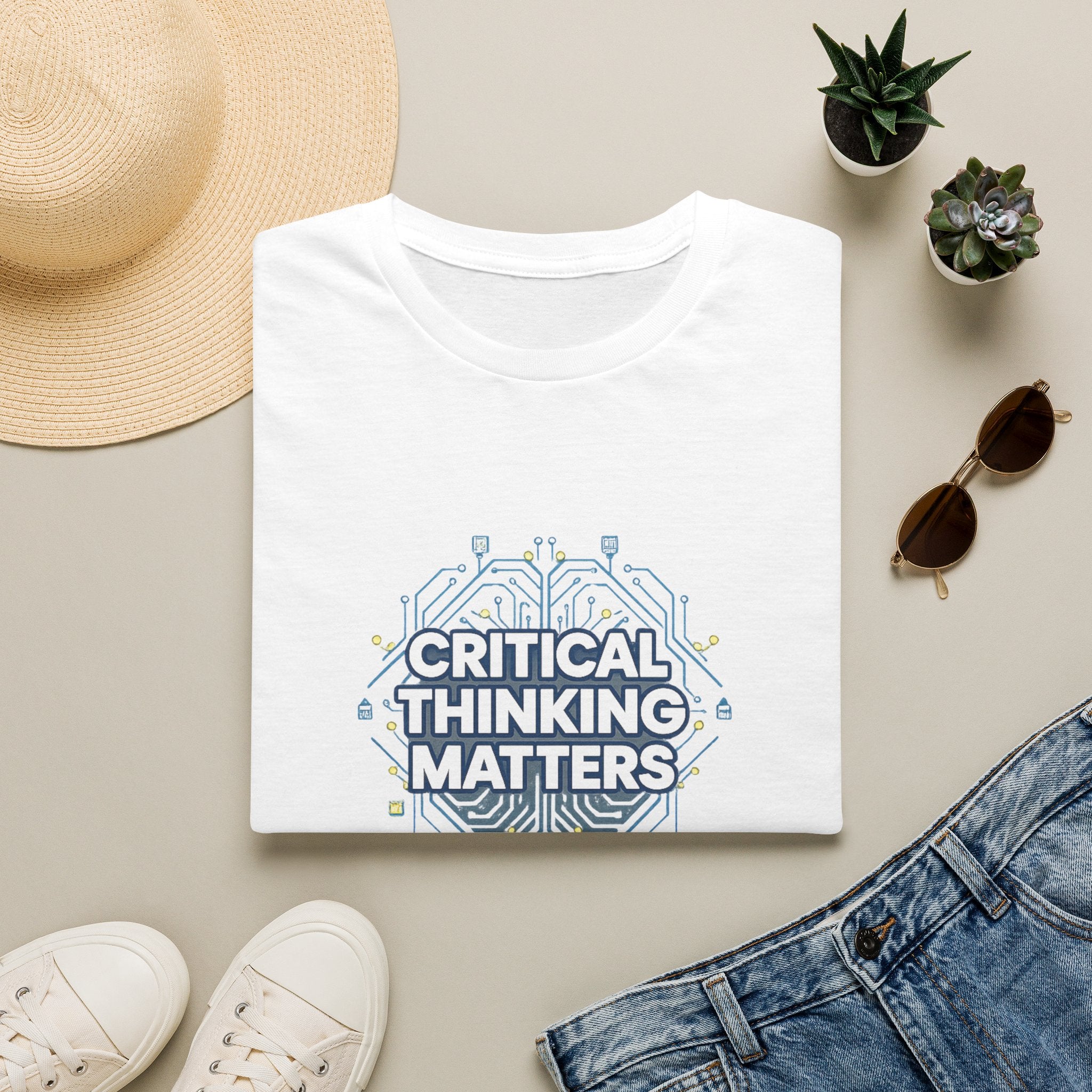 Critical Thinking Matters T-Shirt — STEM Circuit Design Tee