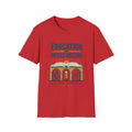Education Is Infrastructure T-Shirt — Pro-Teachers Advocacy Tee