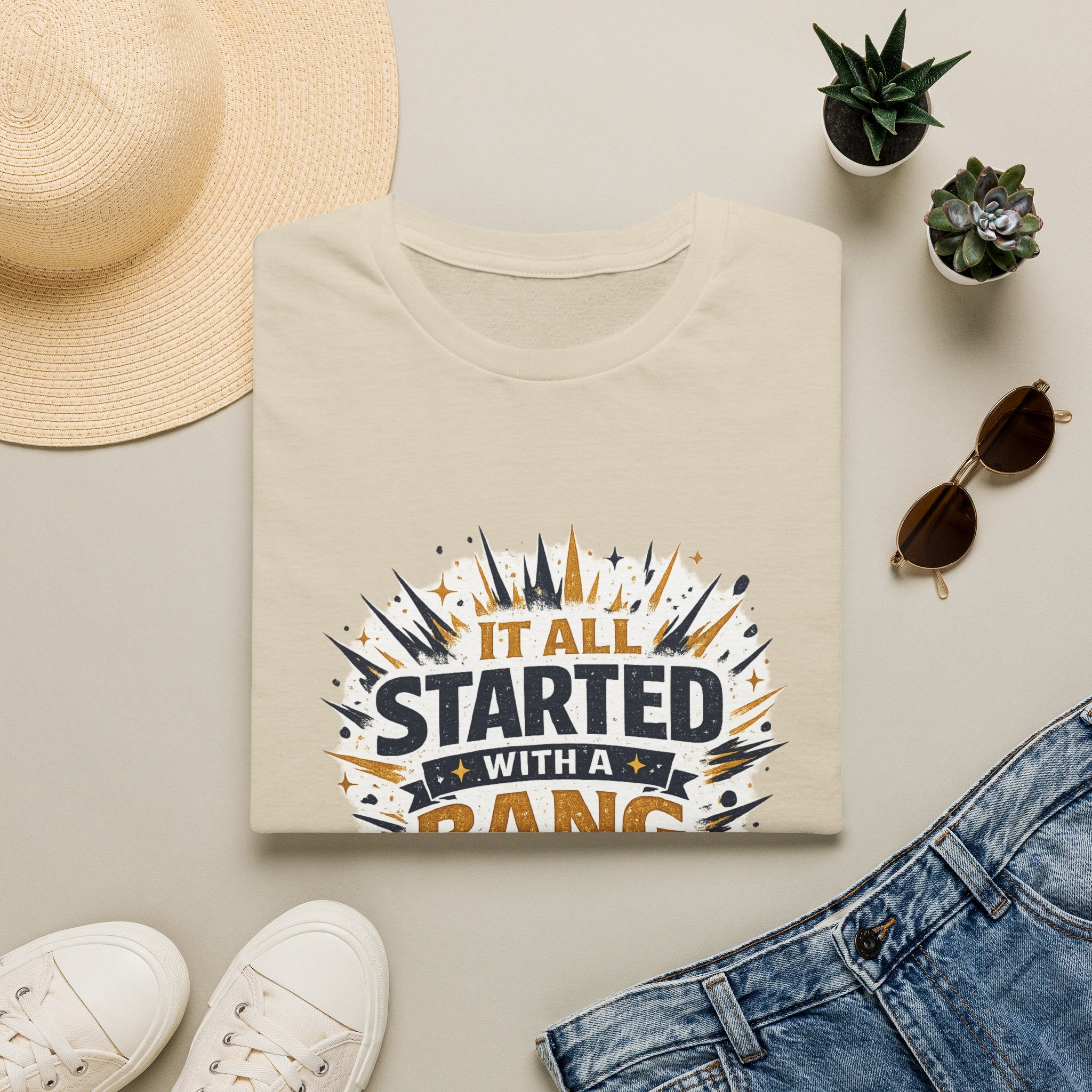 "It All Started With a Bang" Space Graphic Tee