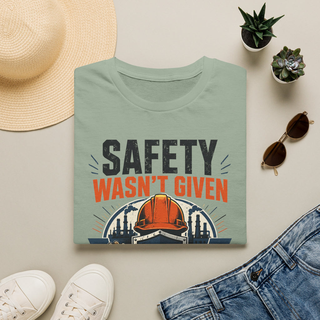 Safety Wasn't Given T-Shirt — Construction & Union Worker Safety Tee