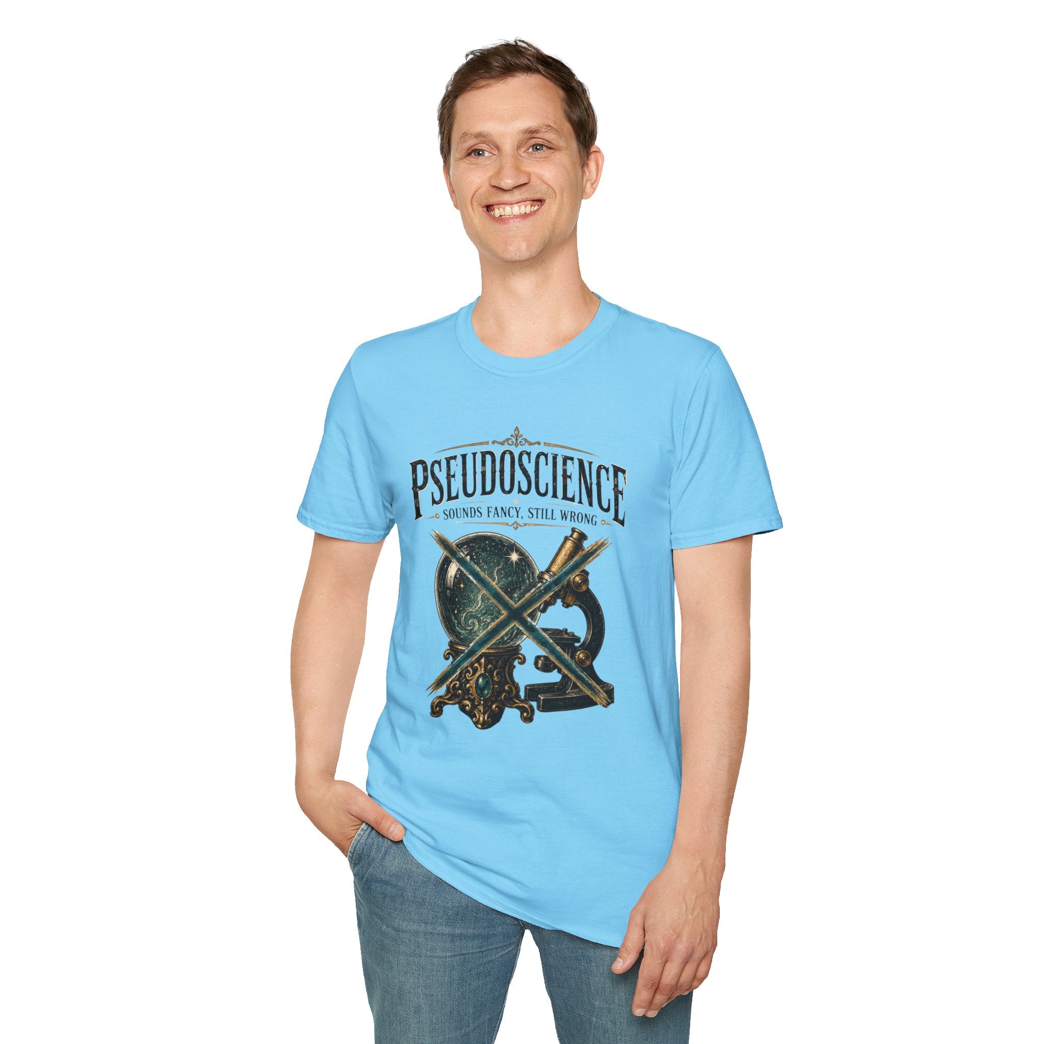 "Pseudoscience: Sounds Fancy, Still Wrong" Retro Science Graphic Tee