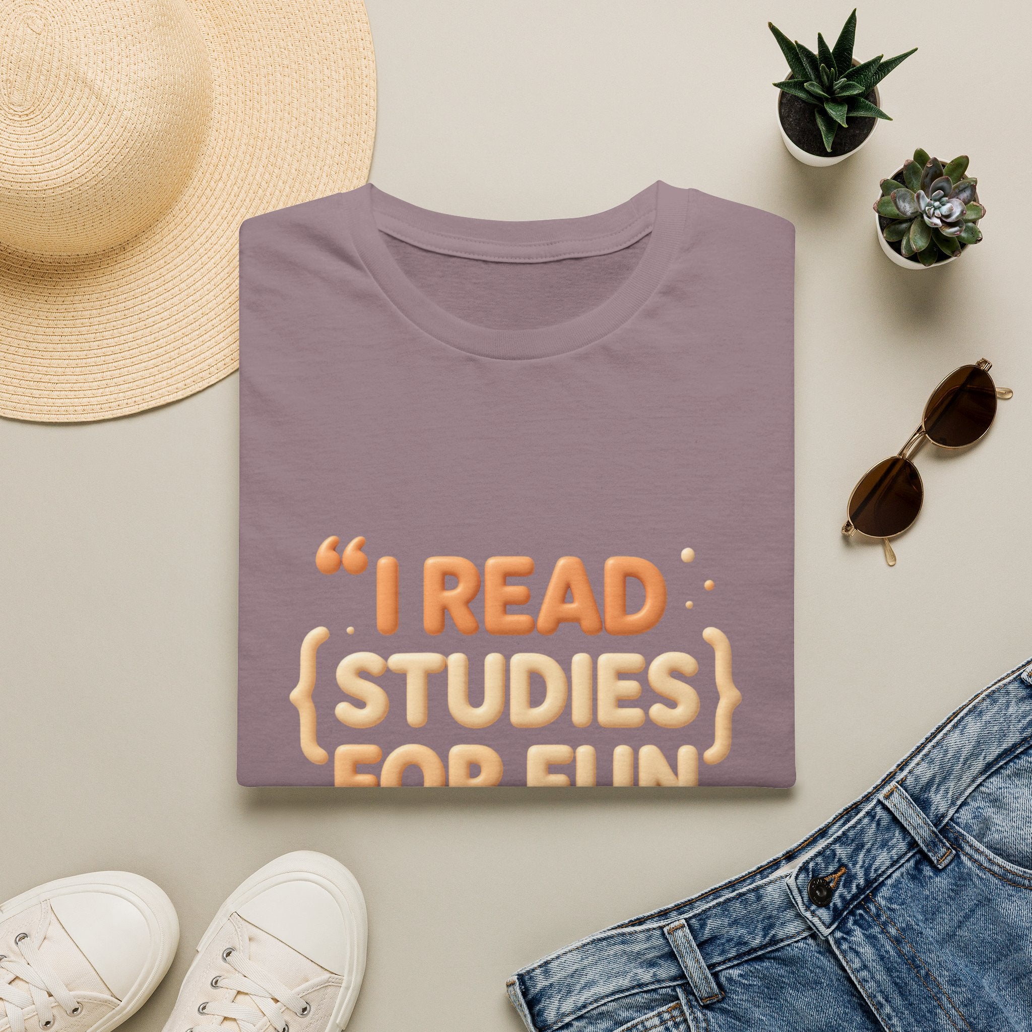 Study Humor T-Shirt — "I Read Studies for Fun" Graphic Tee