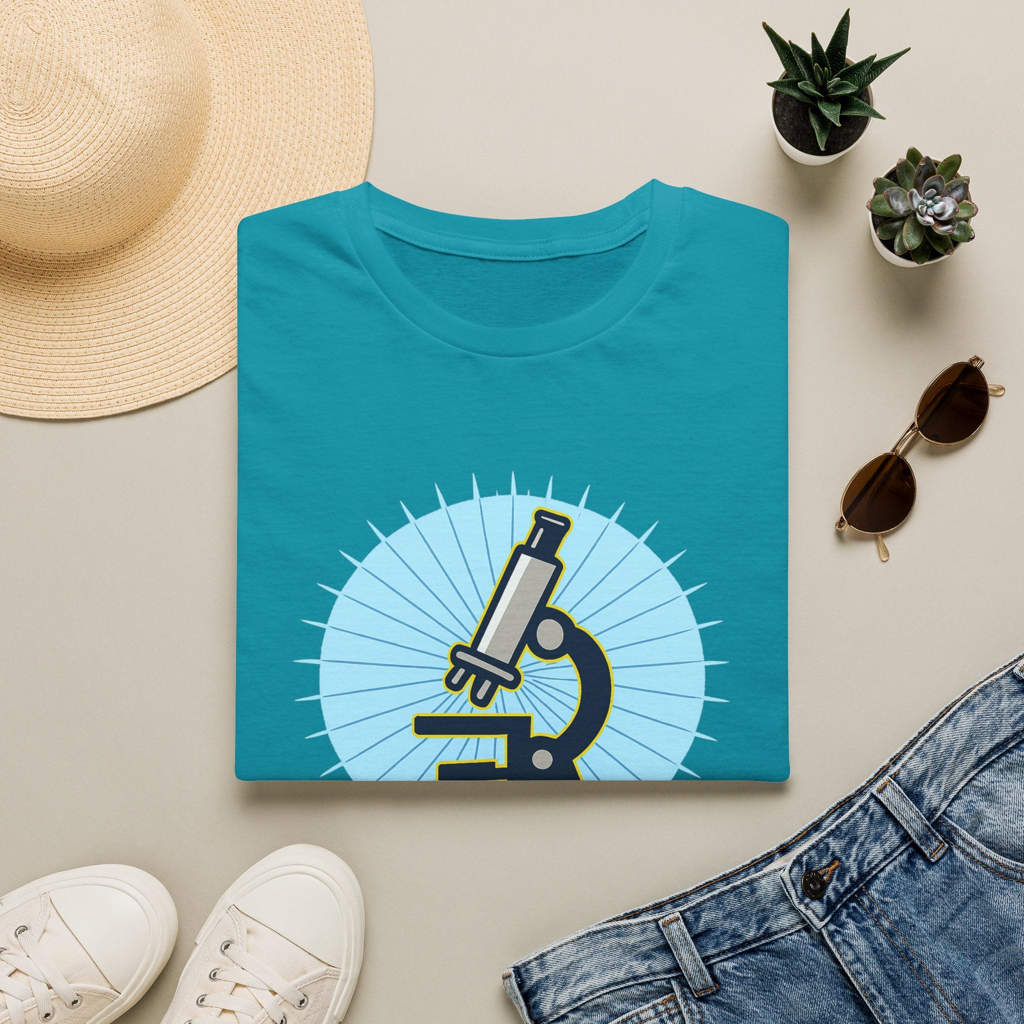 Microscope T-Shirt — "Show Me The Evidence" Science Tee for Scientists & STEM Fans
