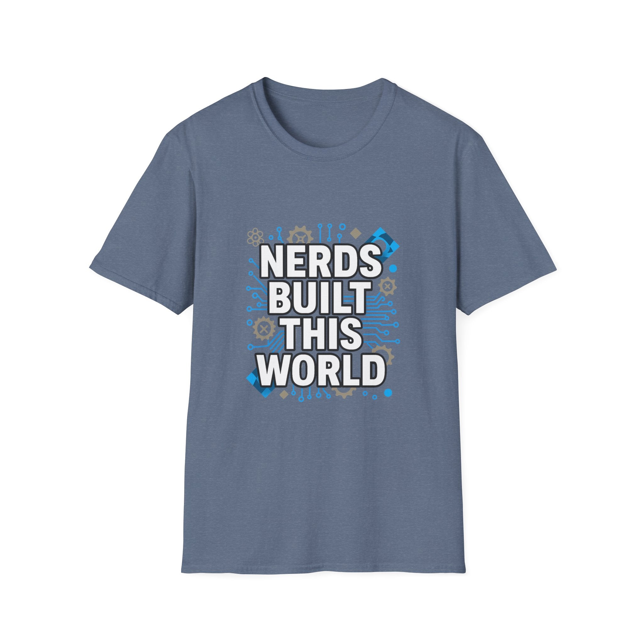 Nerds Built this World Unisex Softstyle T-Shirt