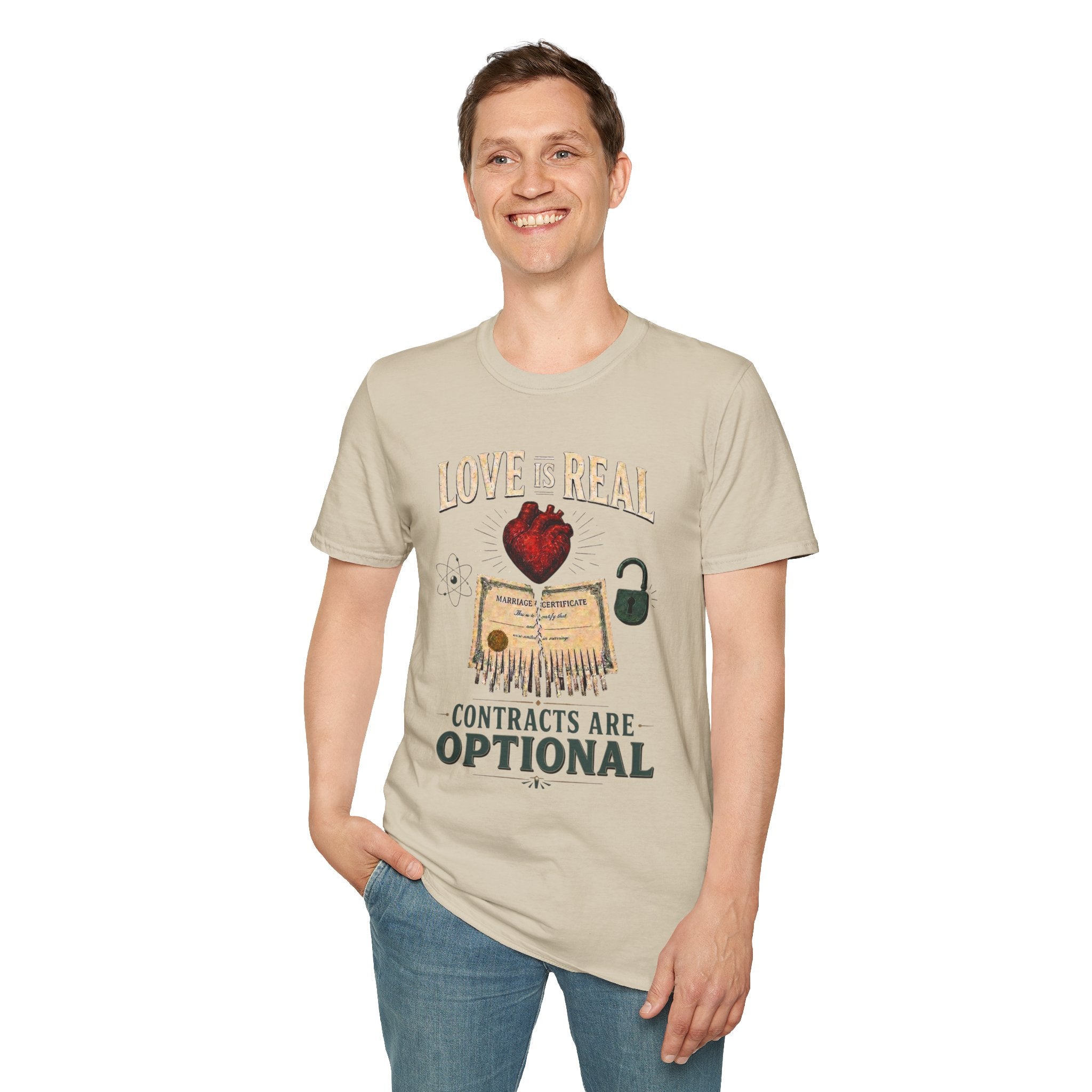 Love Is Real, Contracts Are Optional Graphic Tee