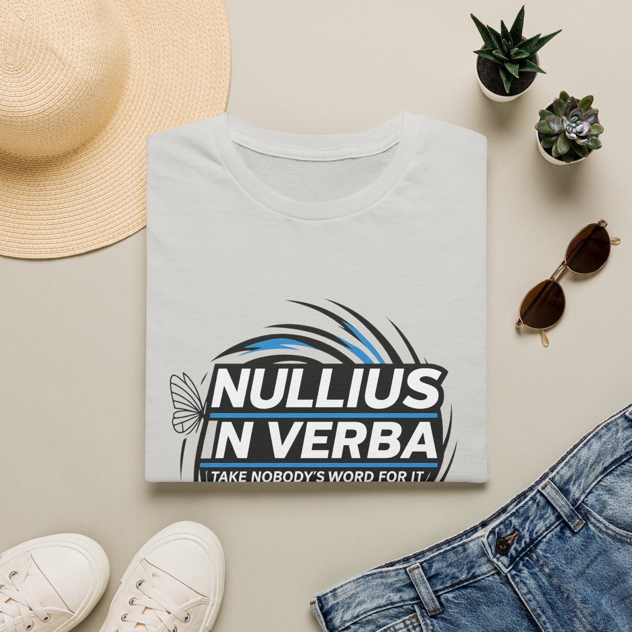 "Nullius in Verba" Latin Motto Tee (I Take Nobody’s Word For It)