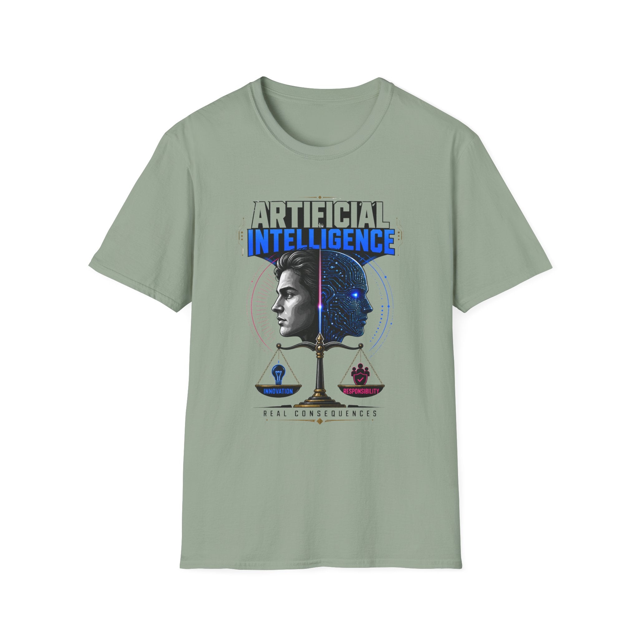 Artificial Intelligence T-Shirt — Futuristic Tech Graphic Tee