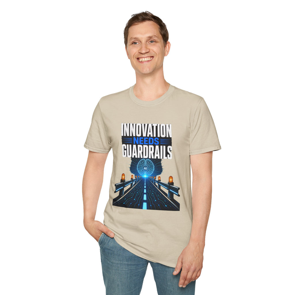 Innovation Needs Guardrails T-Shirt — AI Ethics & Responsible Tech Tee