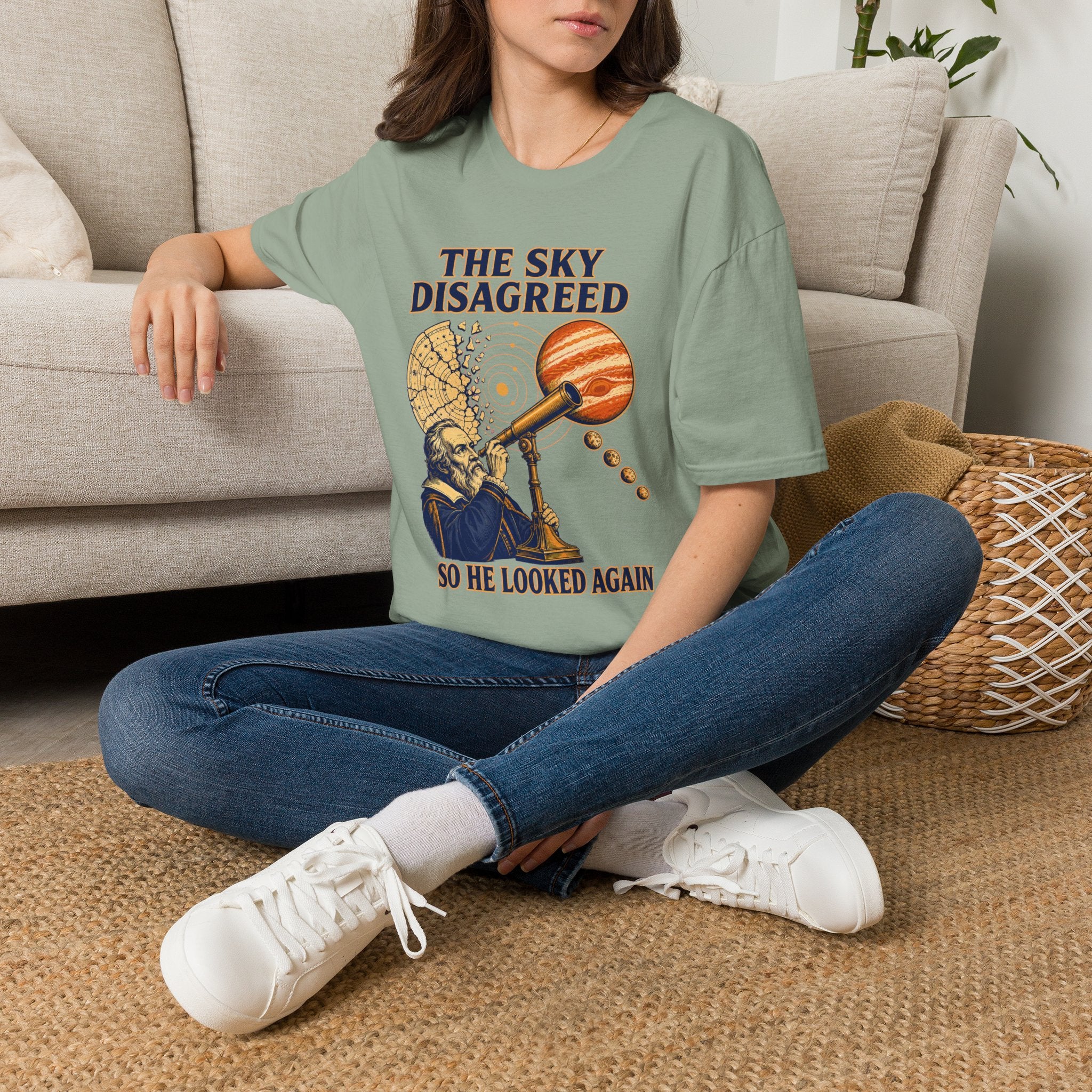 “The Sky Disagreed” Telescope Astronomer Graphic Tee