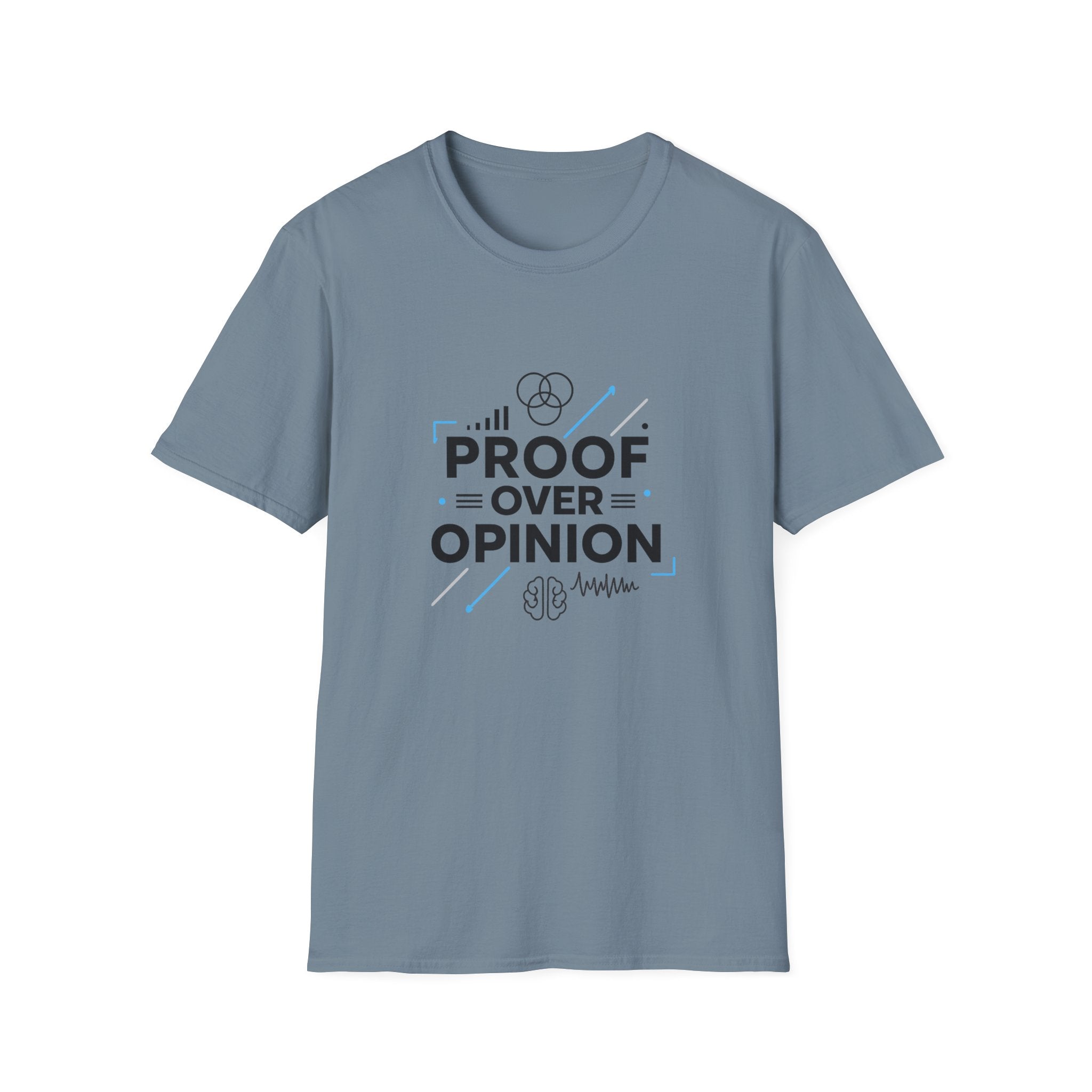 Proof Over Opinion Unisex Softstyle T-Shirt