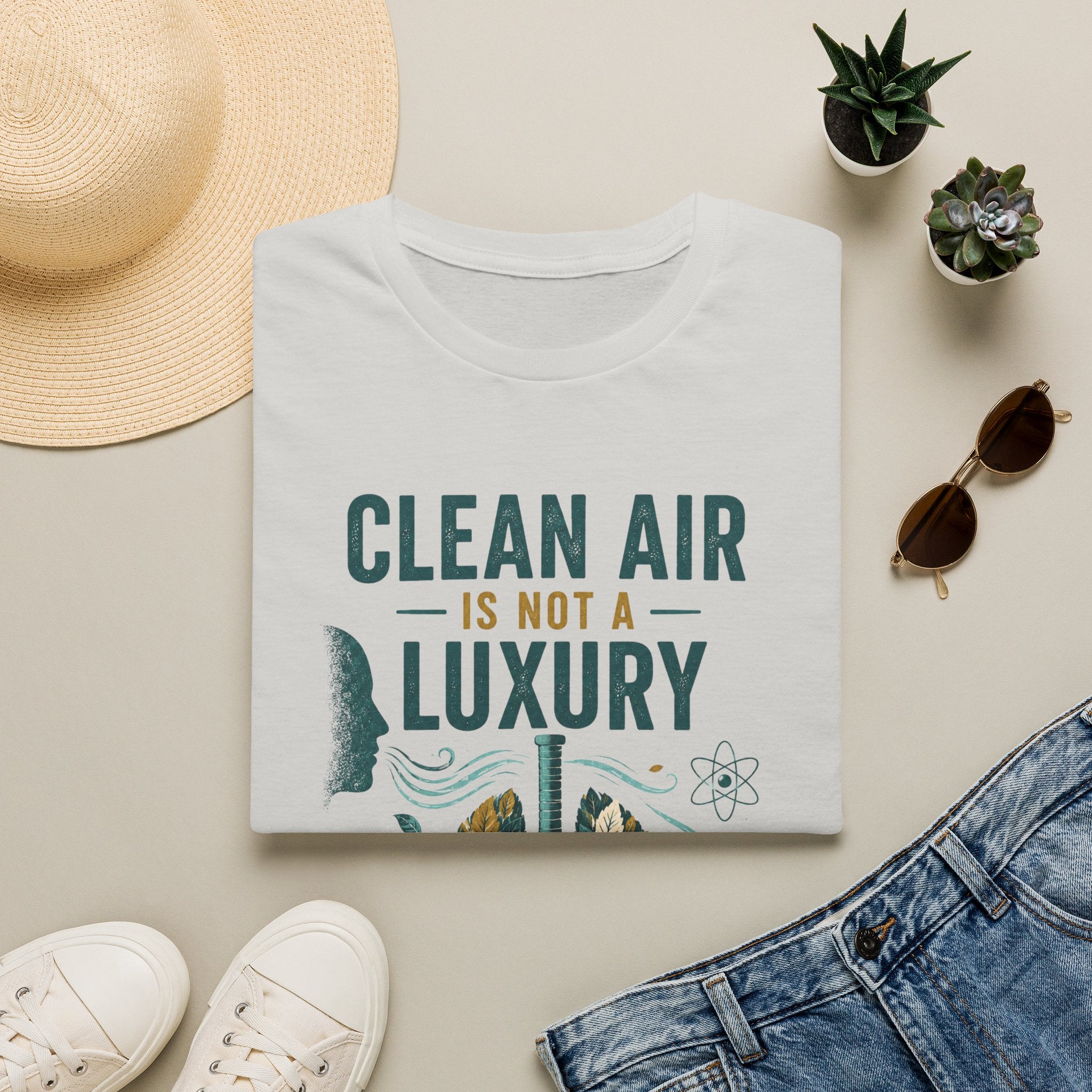 Clean Air Is Not a Luxury T-Shirt — Environmental Advocacy Tee