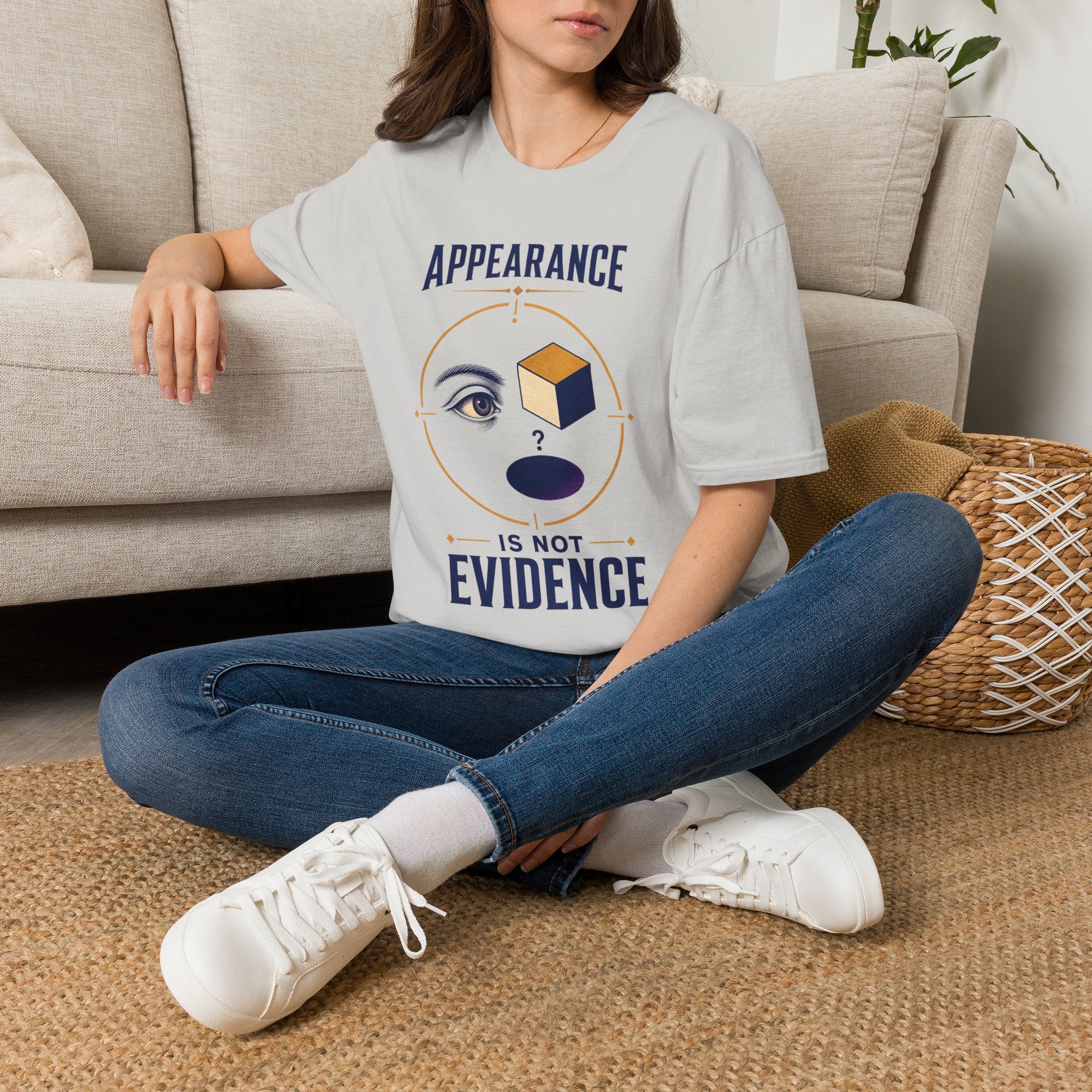 "Appearance Is Not Evidence" Graphic Tee