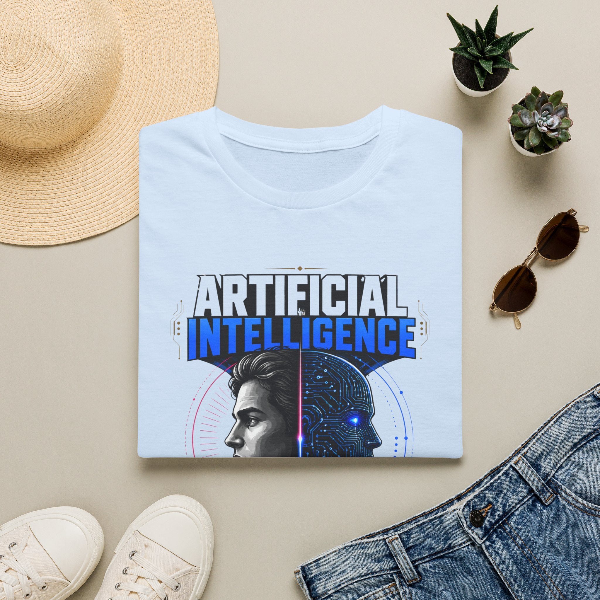 Artificial Intelligence T-Shirt — Futuristic Tech Graphic Tee