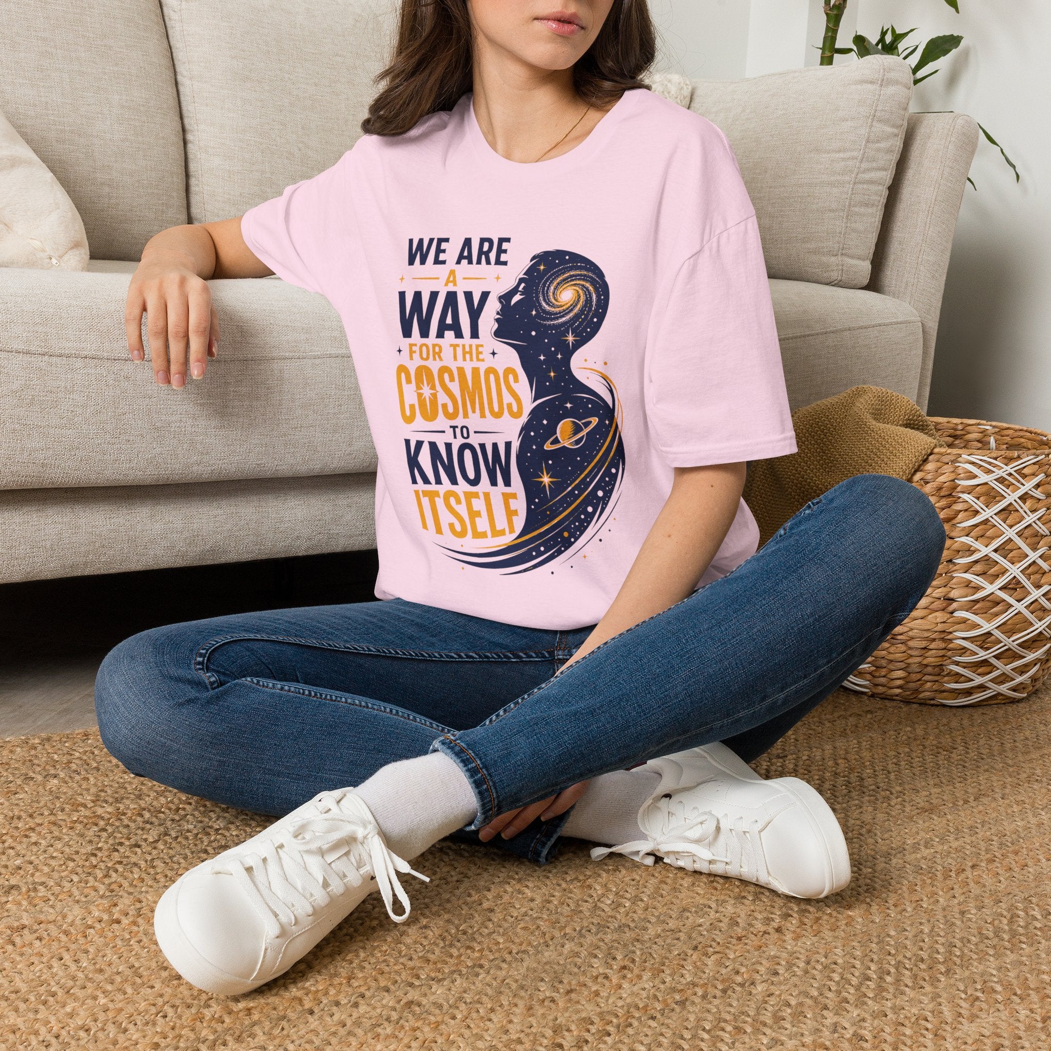 Cosmos Quote T-Shirt — "We Are A Way For The Cosmos To Know Itself"