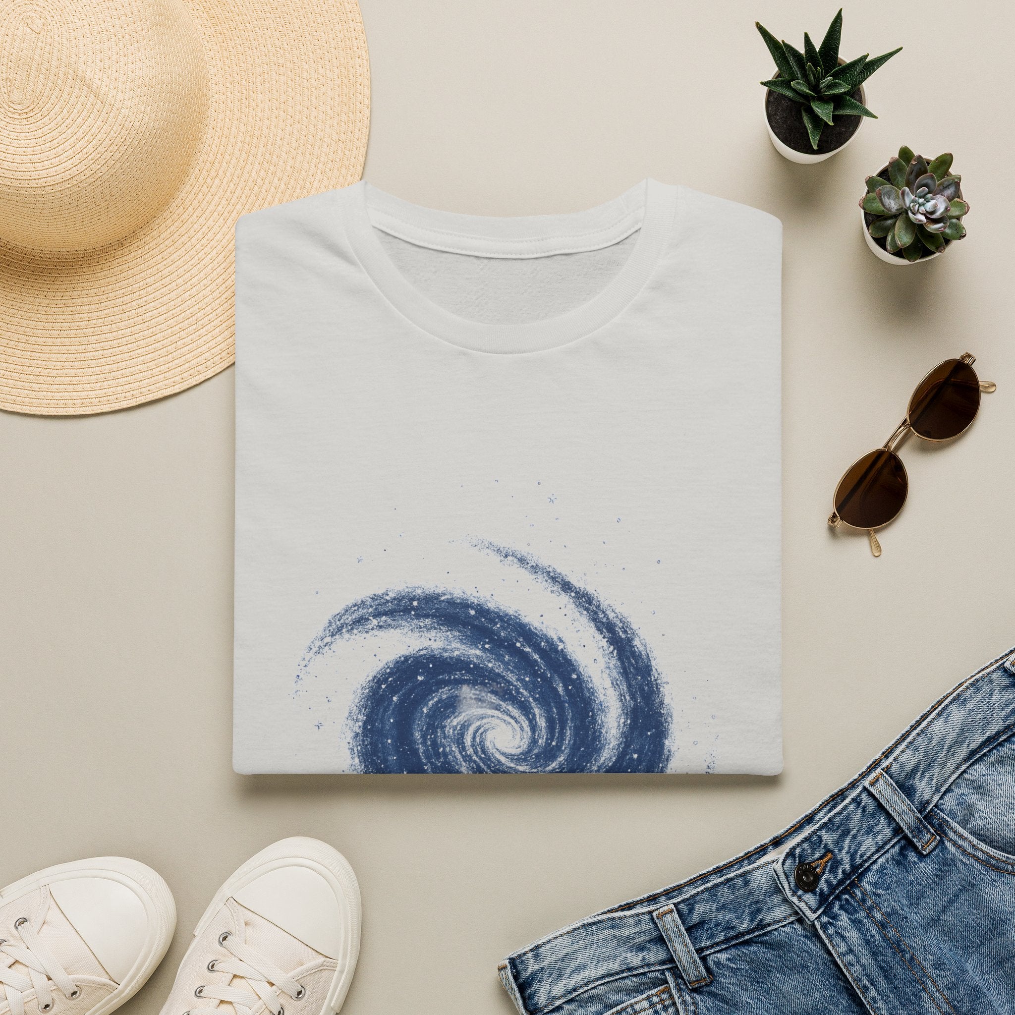 Galaxy Swirl T-Shirt — Cosmic Spiral Tee