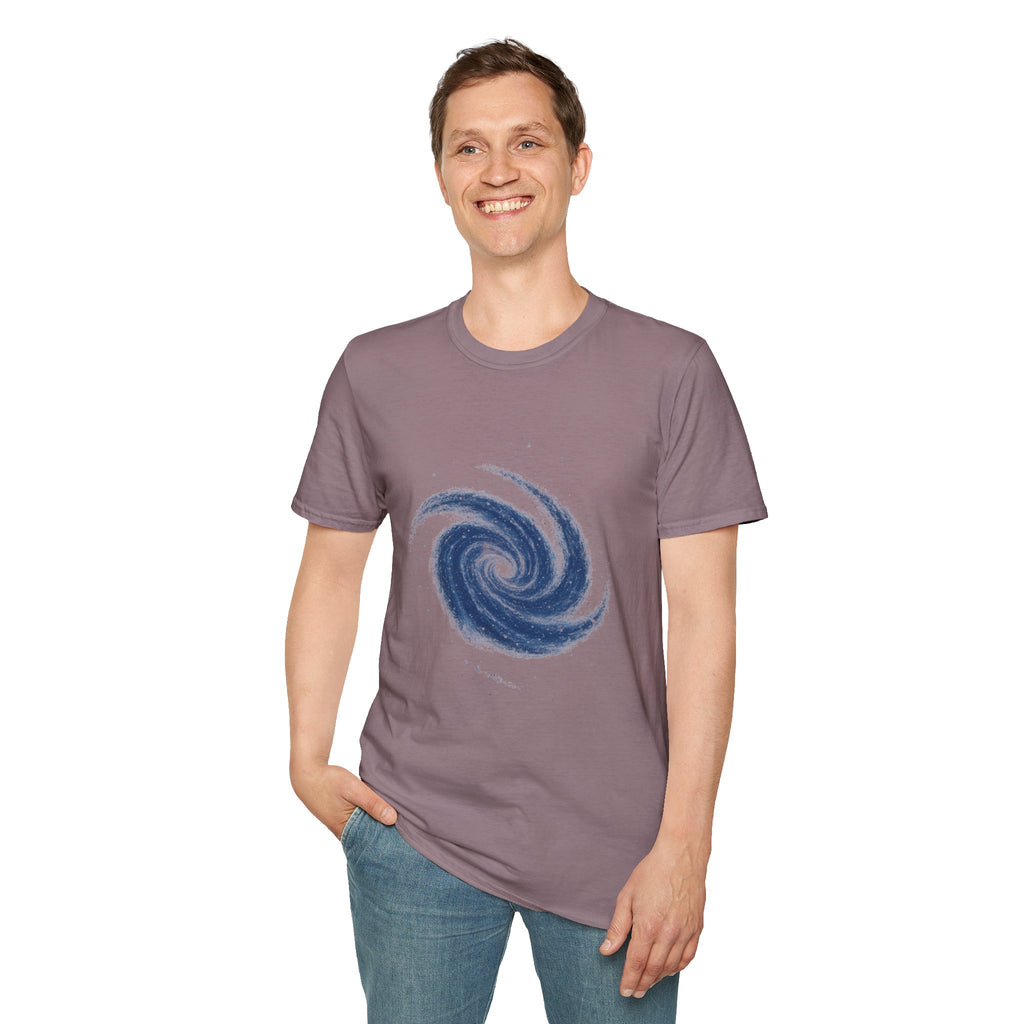 Galaxy Swirl T-Shirt — Cosmic Spiral Tee