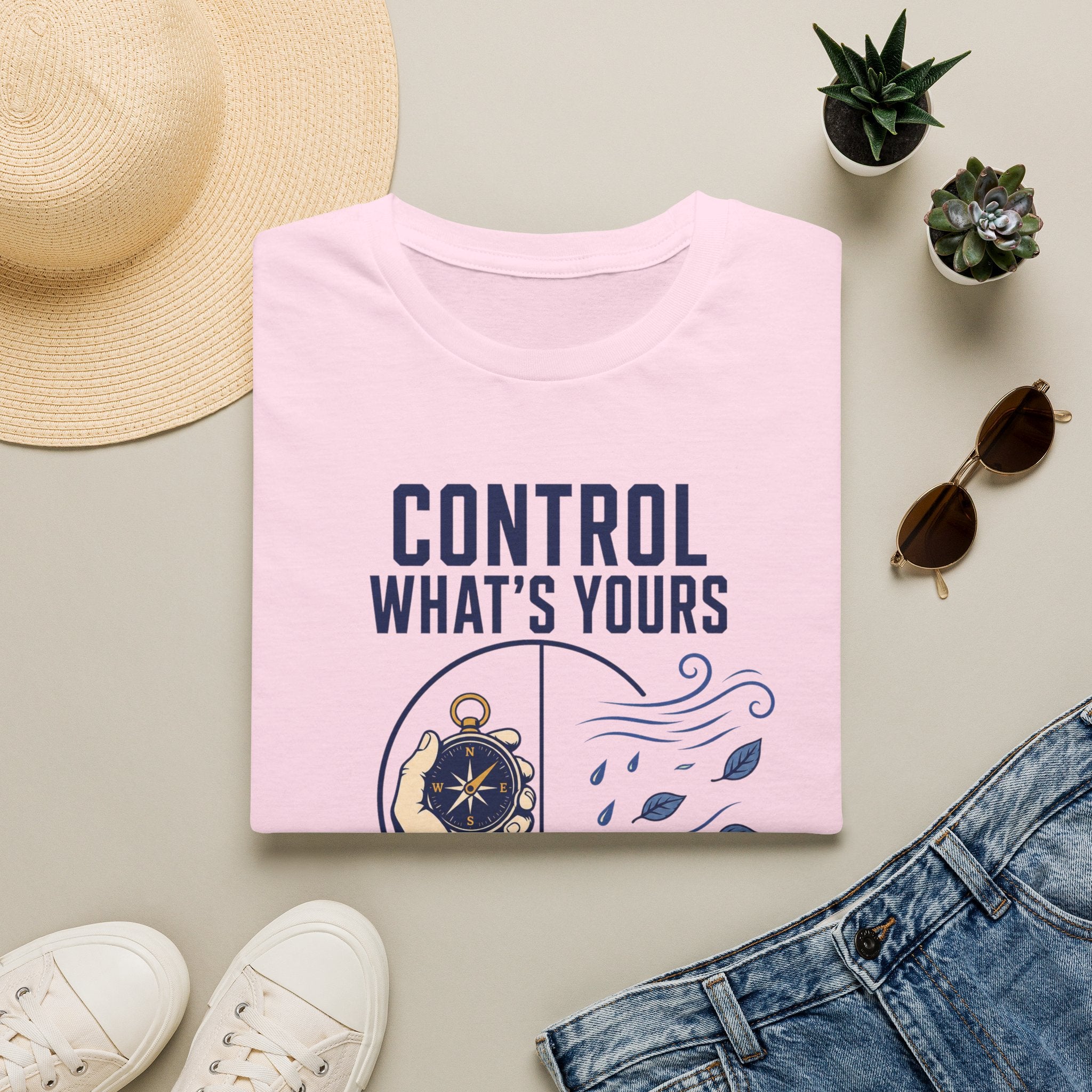 Control What's Yours T-Shirt — "Control What's Yours, Release What Isn't" Inspirational Tee