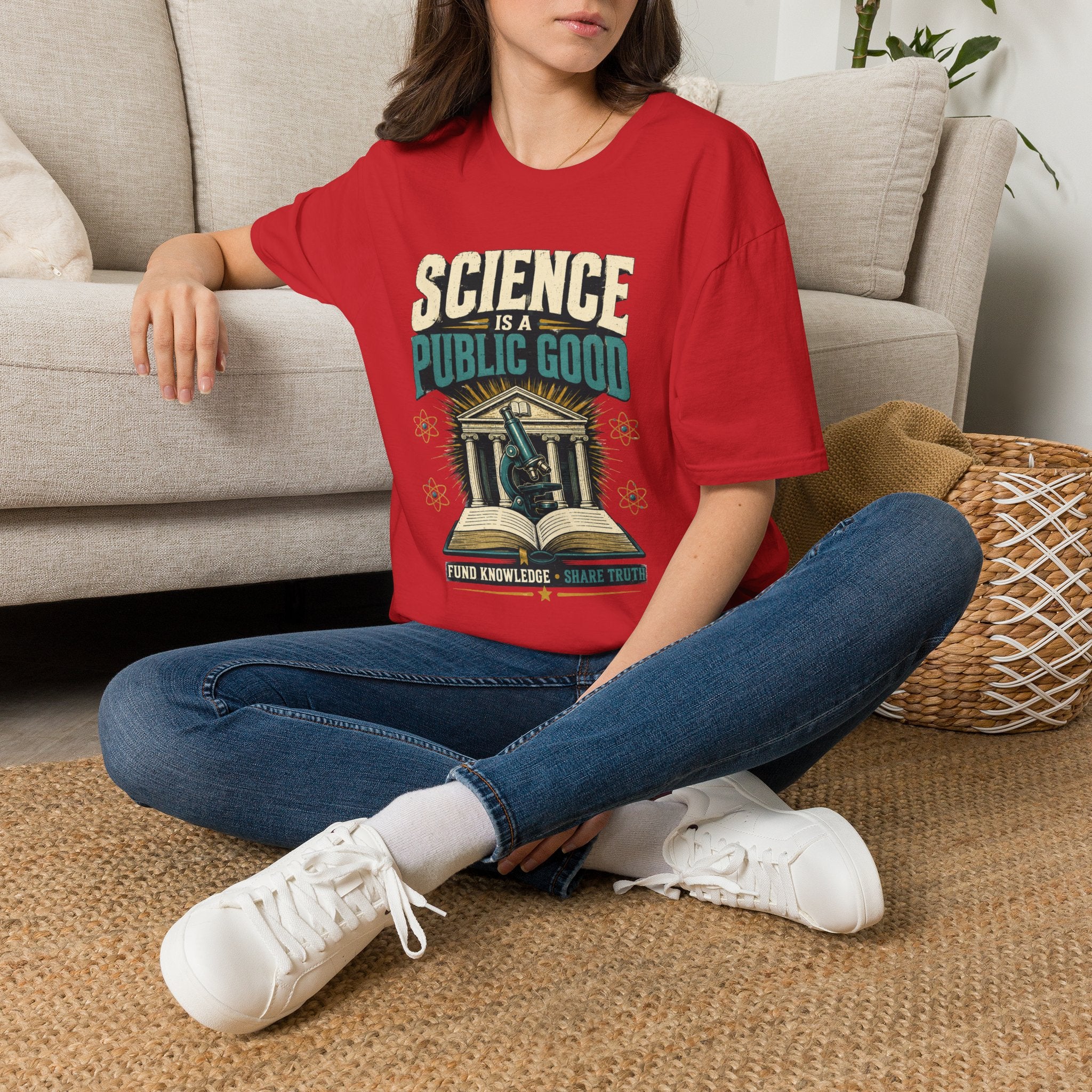 Science Is a Public Good T‑Shirt — Retro STEM Advocacy Tee
