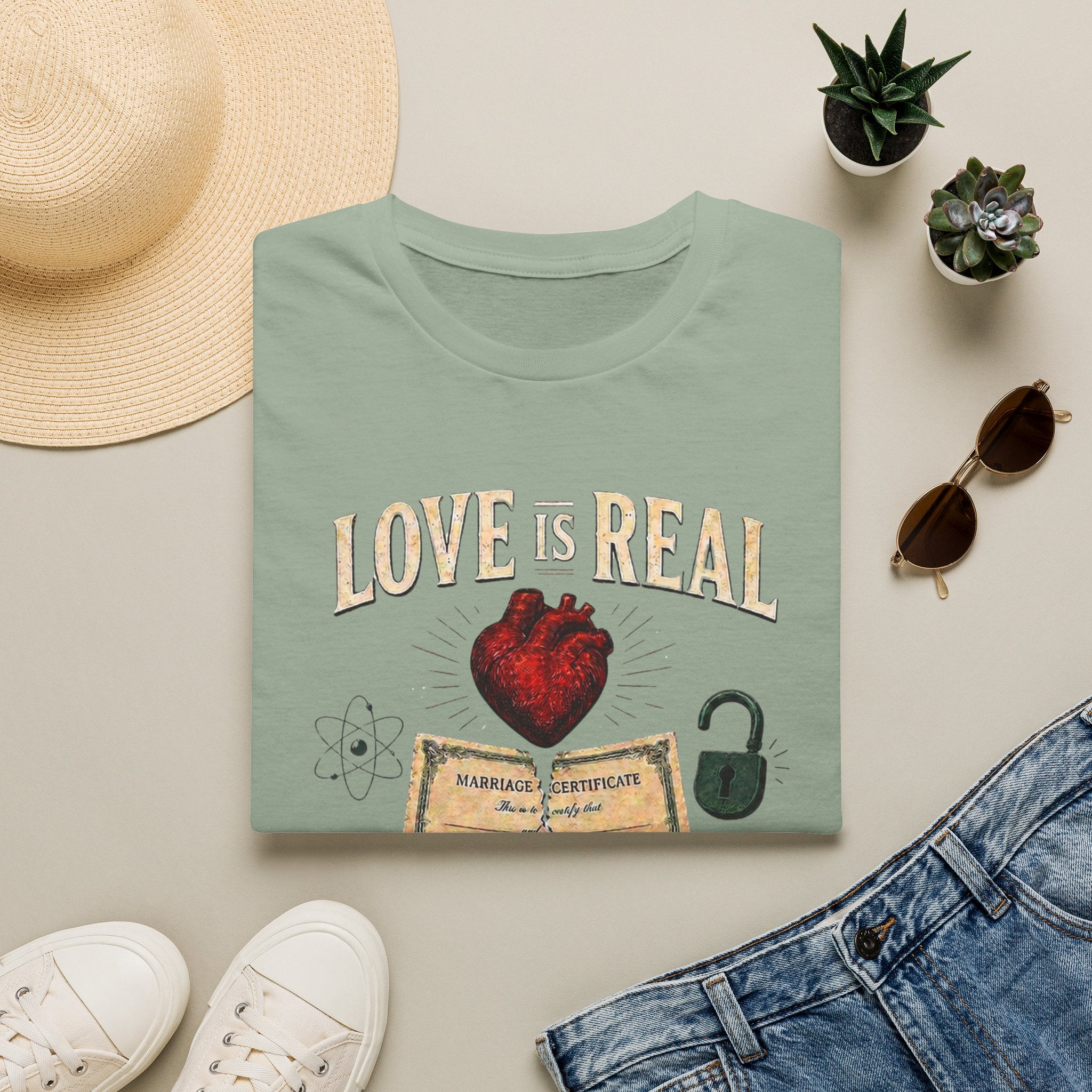 Love Is Real, Contracts Are Optional Graphic Tee