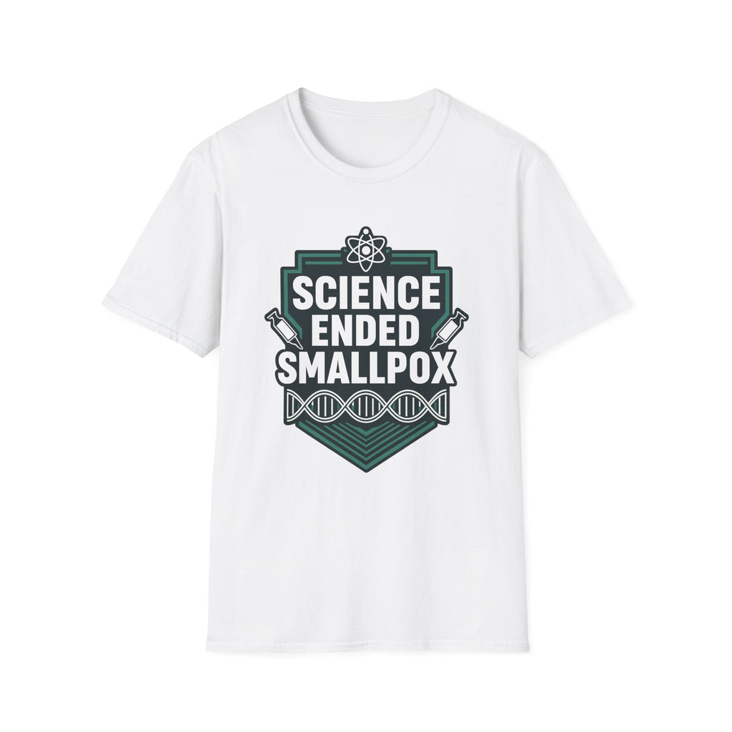 Science Ended Smallpox T-Shirt — Retro Science Graphic Tee