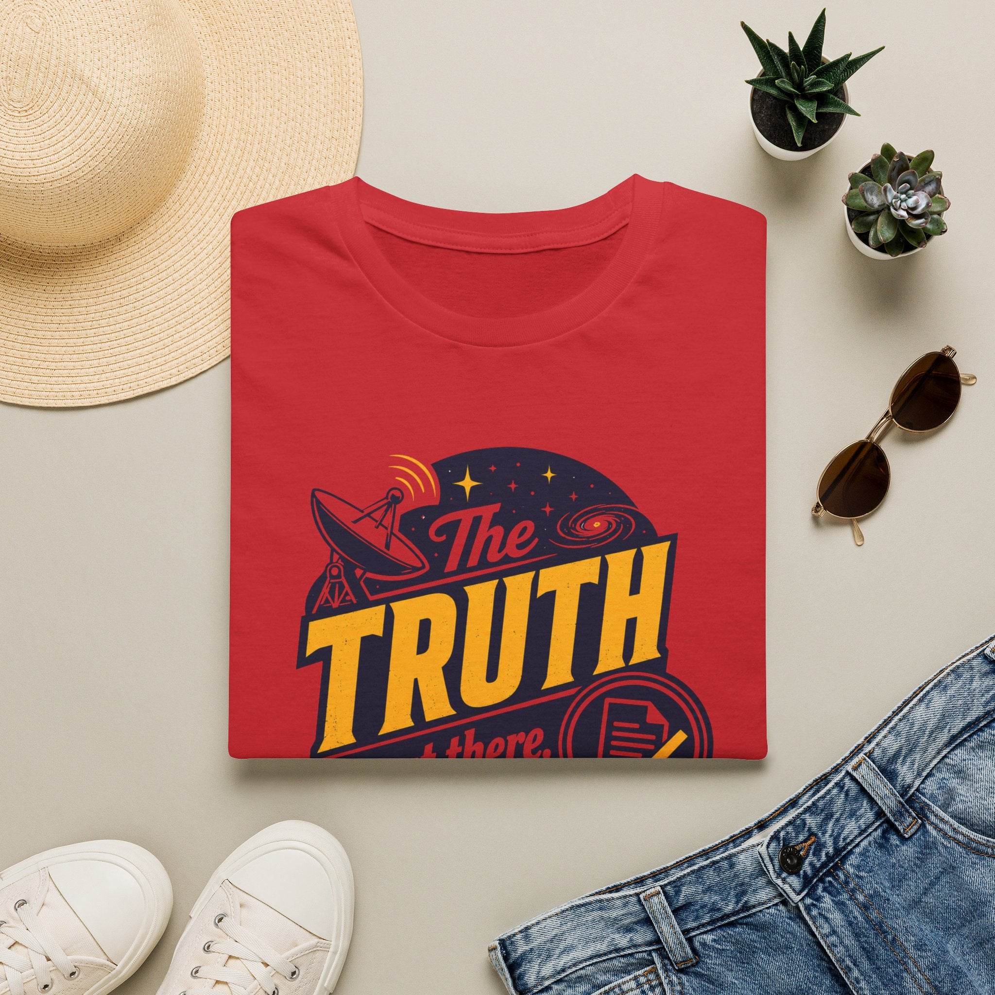 Truth Is Out There T-Shirt — UFO Conspiracy Graphic Tee