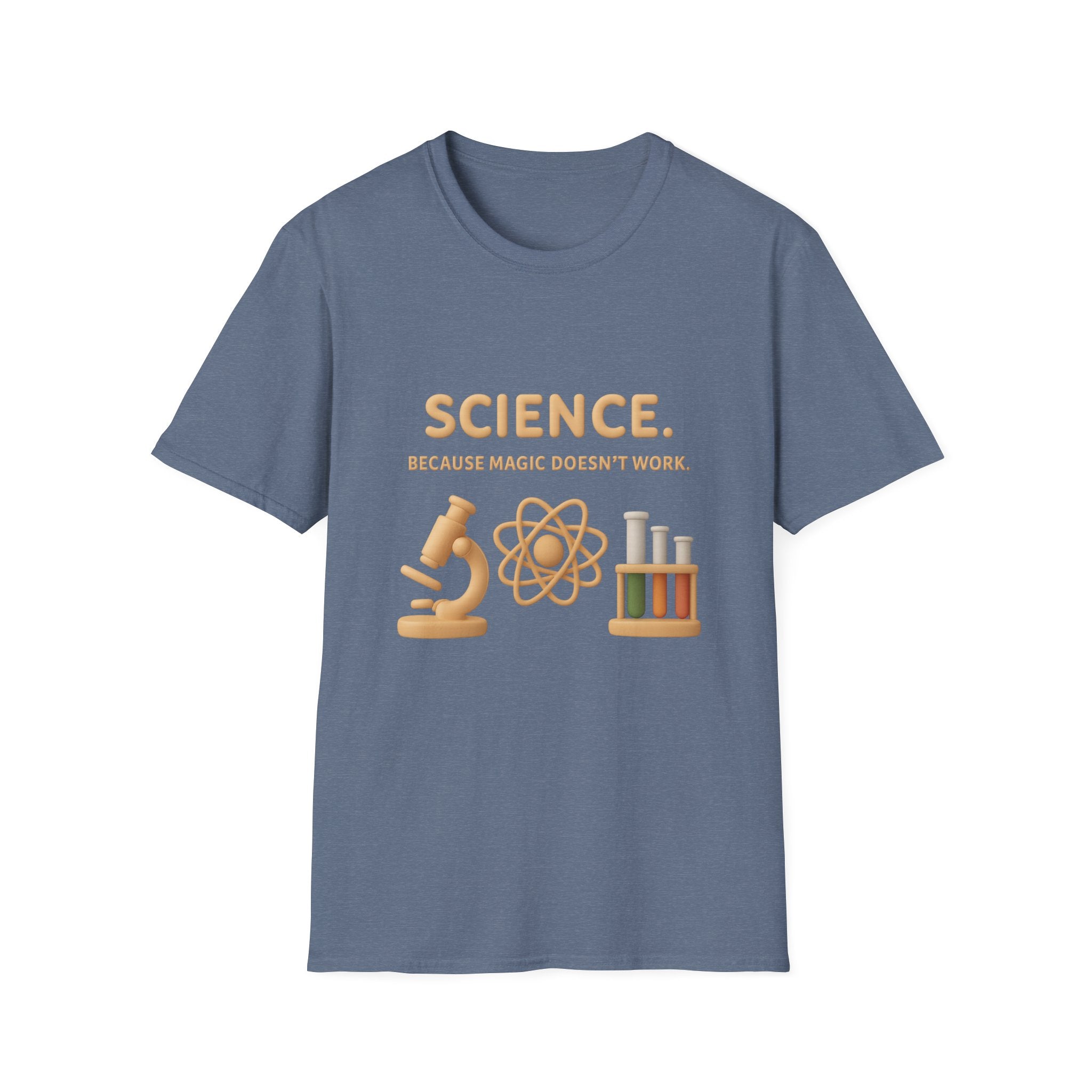 Science Because Magic Doesn't Work Unisex Softstyle T-Shirt