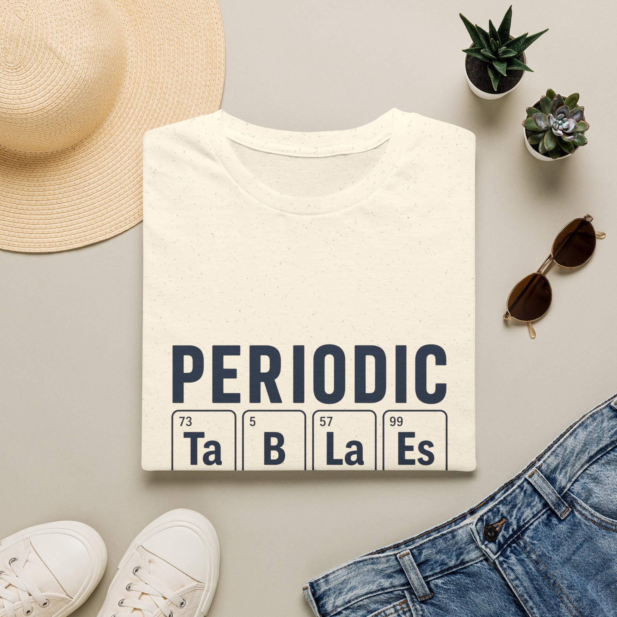 Periodic Tables Humor Graphic Tee (Periodic Human Chemistry Design)
