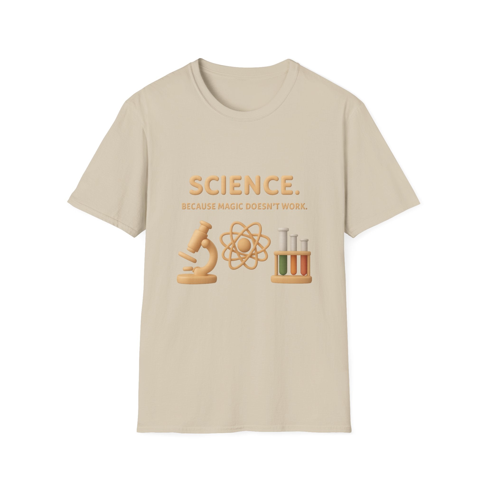 Science Because Magic Doesn't Work Unisex Softstyle T-Shirt